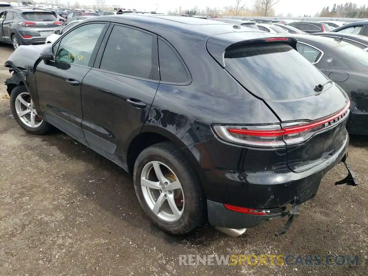 3 Photograph of a damaged car WP1AA2A50MLB11903 PORSCHE MACAN 2021