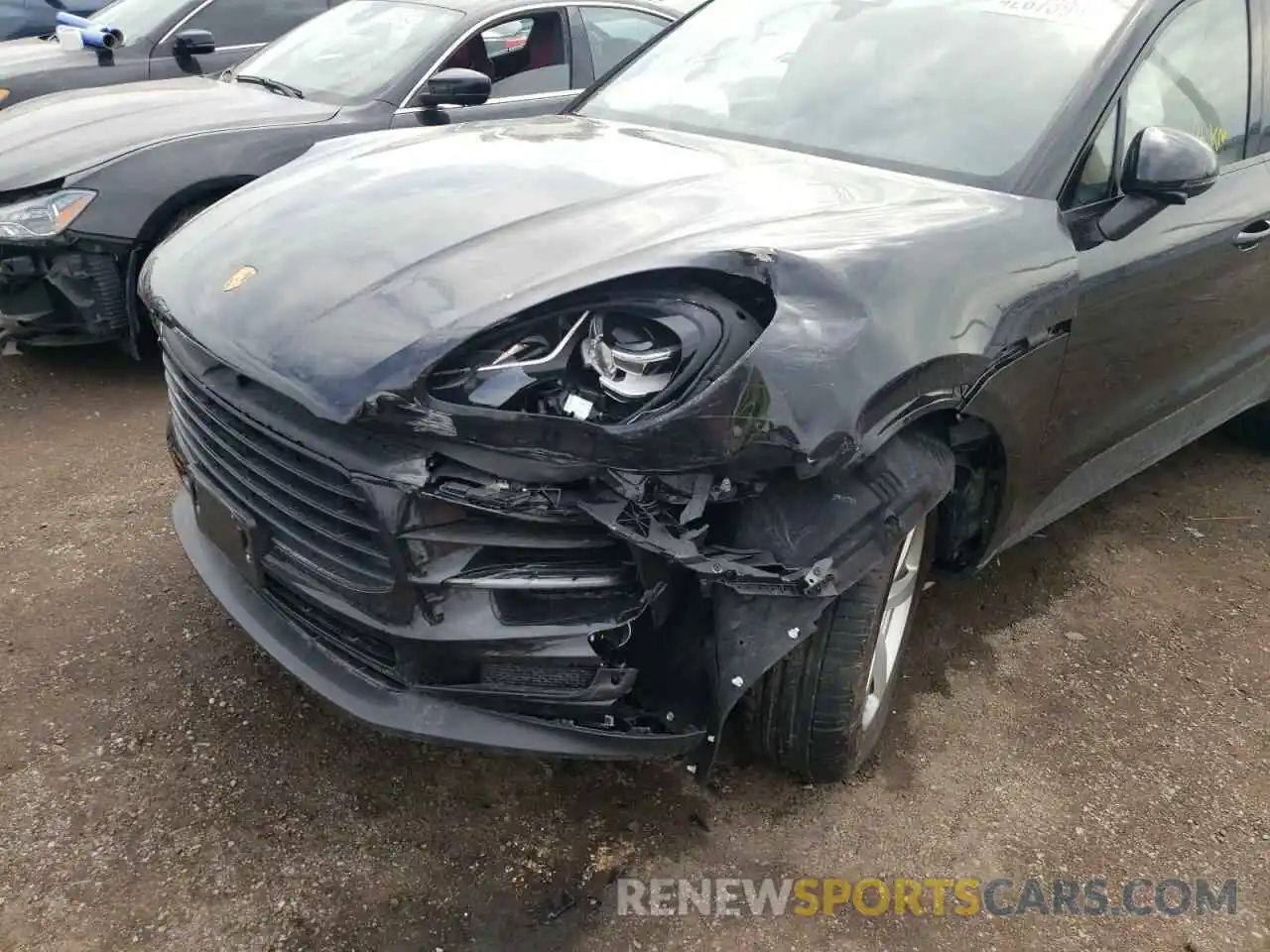 9 Photograph of a damaged car WP1AA2A50MLB11903 PORSCHE MACAN 2021