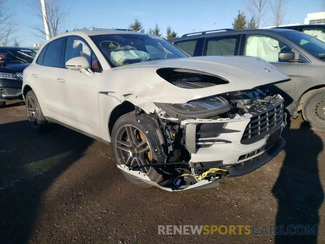 1 Photograph of a damaged car WP1AA2A50MLB14851 PORSCHE MACAN 2021