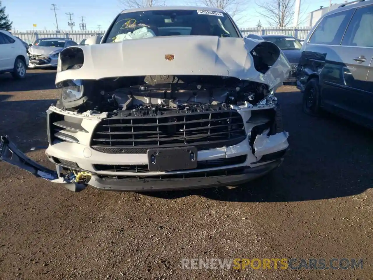 9 Photograph of a damaged car WP1AA2A50MLB14851 PORSCHE MACAN 2021