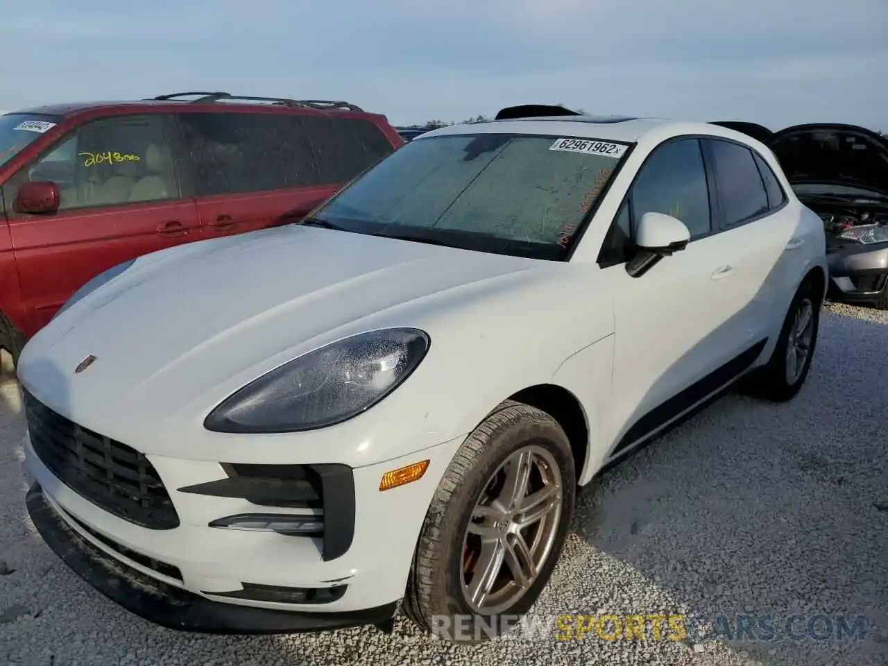 2 Photograph of a damaged car WP1AA2A50MLB16664 PORSCHE MACAN 2021