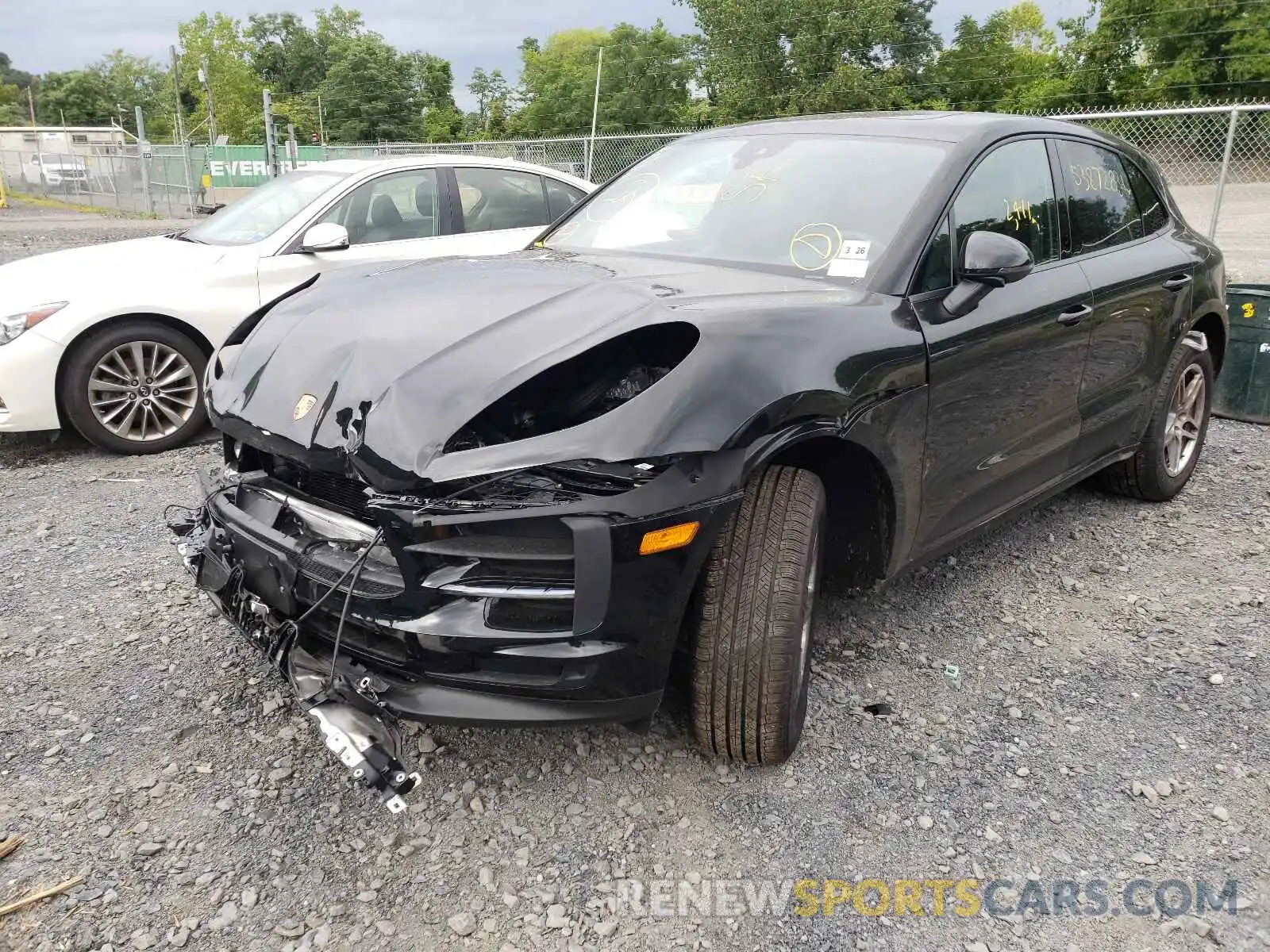 2 Photograph of a damaged car WP1AA2A51MLB04054 PORSCHE MACAN 2021