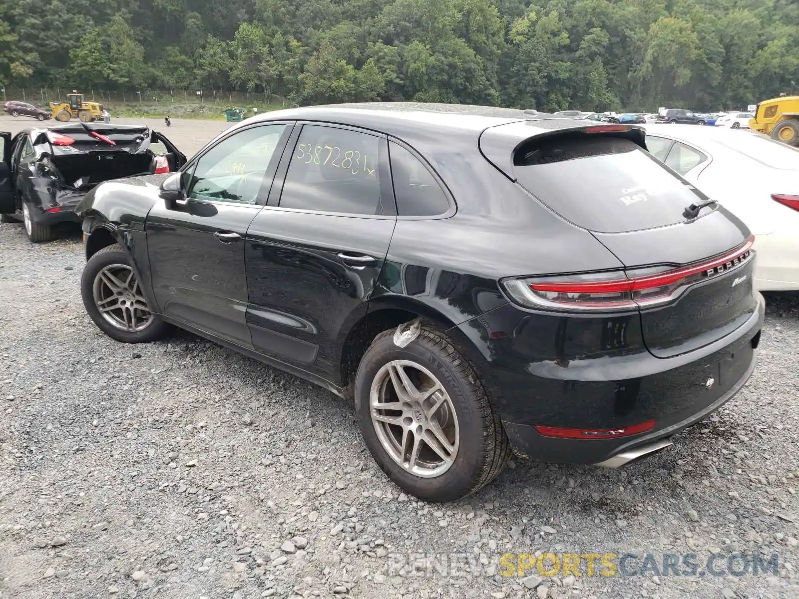 3 Photograph of a damaged car WP1AA2A51MLB04054 PORSCHE MACAN 2021