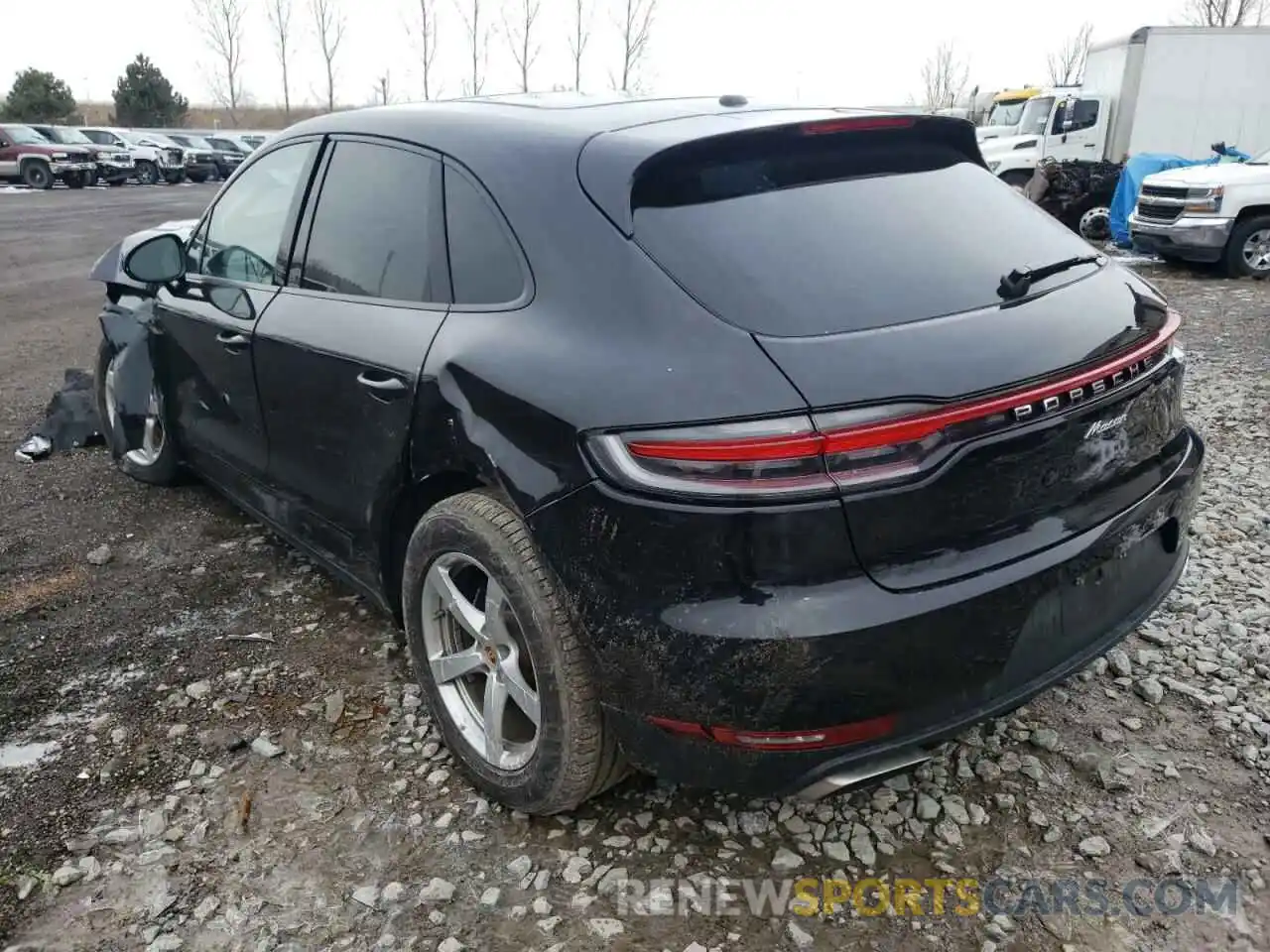 3 Фотография поврежденного автомобиля WP1AA2A51MLB10789 PORSCHE MACAN 2021