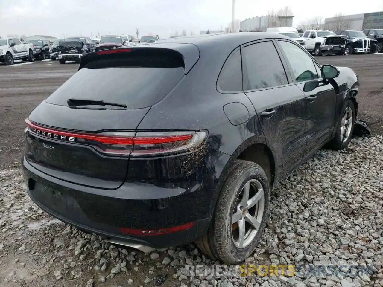 4 Photograph of a damaged car WP1AA2A51MLB10789 PORSCHE MACAN 2021