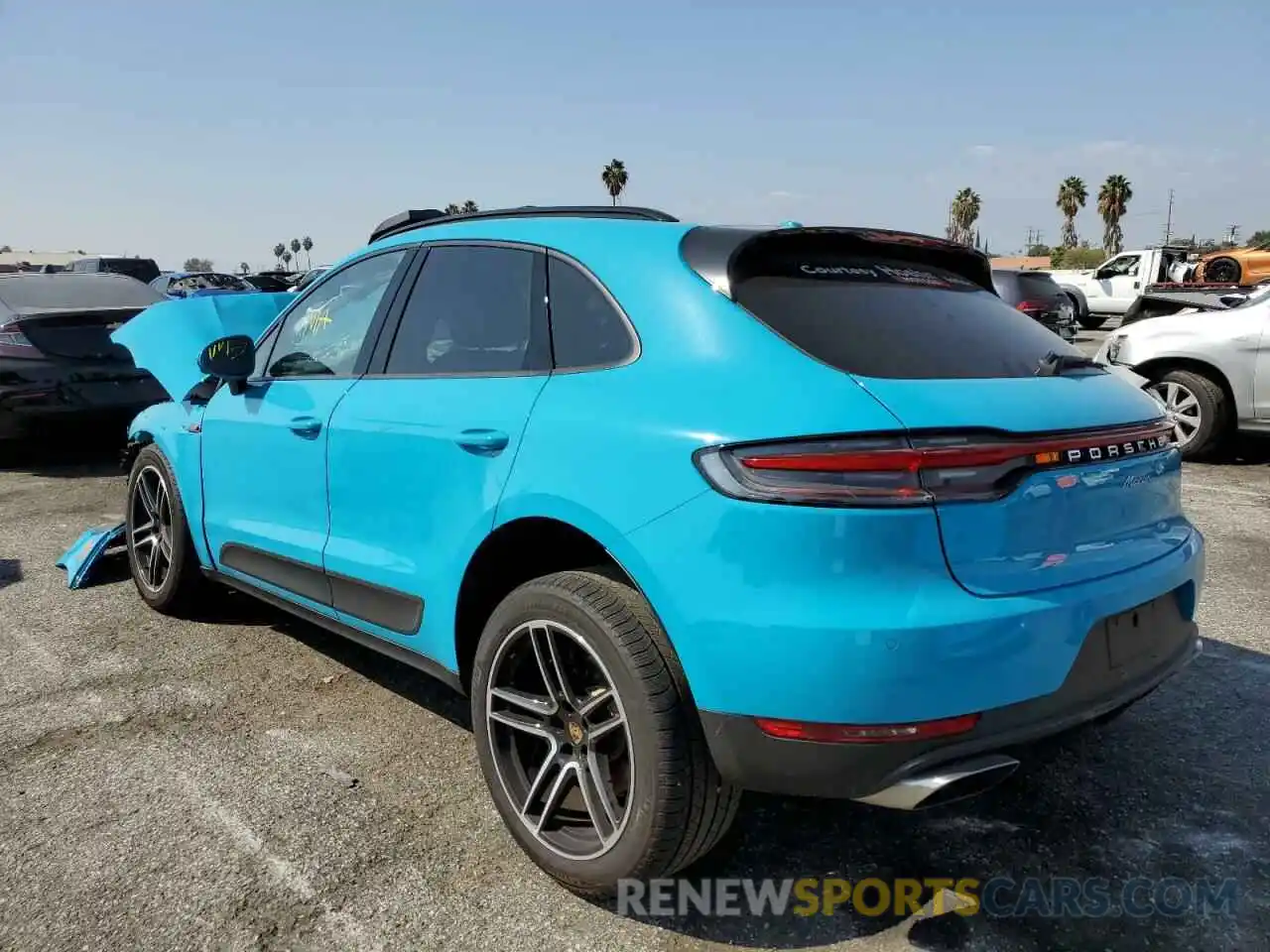 3 Photograph of a damaged car WP1AA2A51MLB13255 PORSCHE MACAN 2021