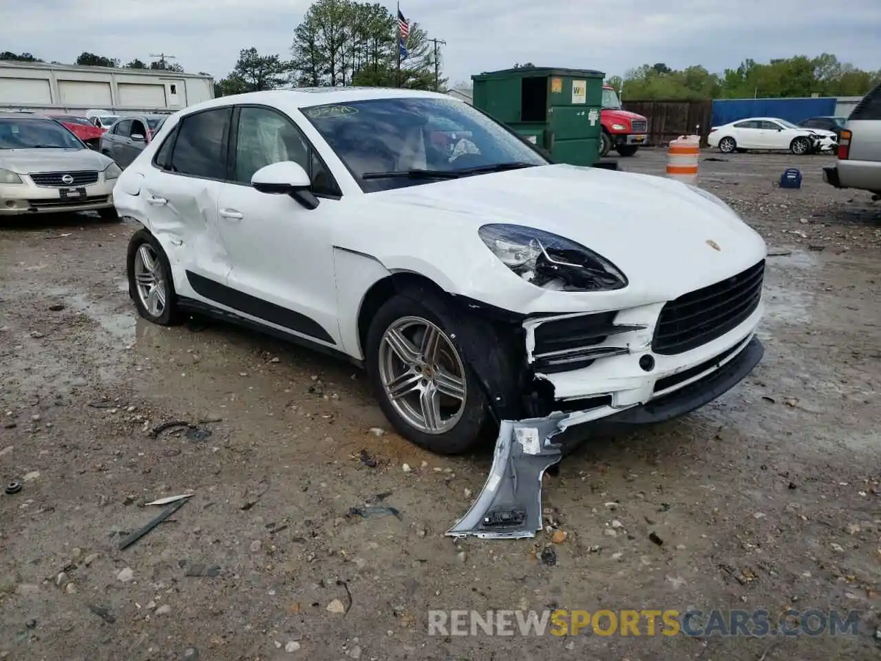 1 Photograph of a damaged car WP1AA2A51MLB17208 PORSCHE MACAN 2021