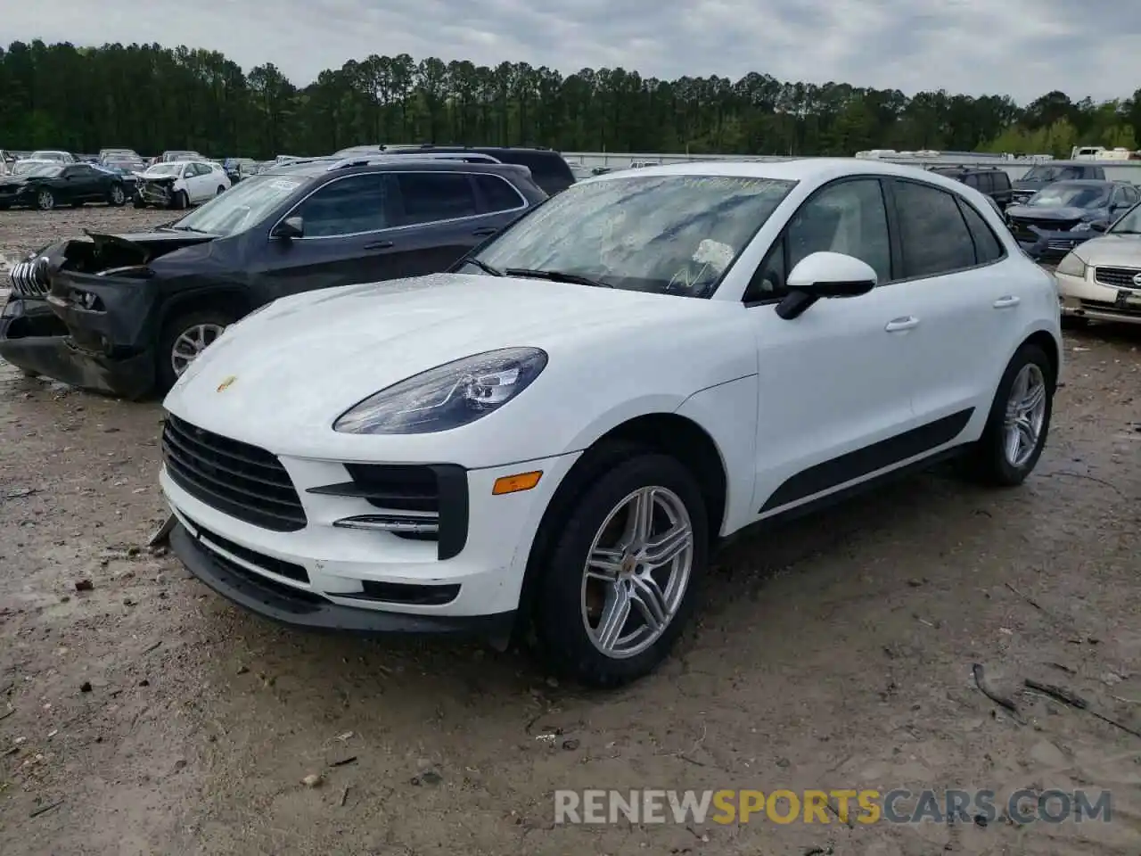 2 Photograph of a damaged car WP1AA2A51MLB17208 PORSCHE MACAN 2021