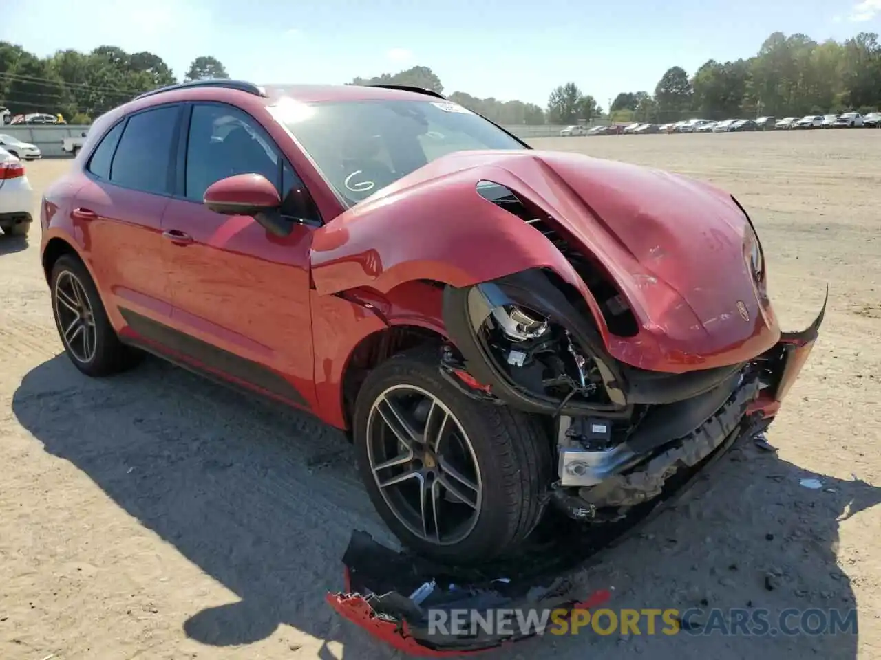 1 Photograph of a damaged car WP1AA2A52MLB06878 PORSCHE MACAN 2021