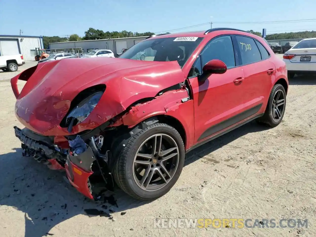 2 Photograph of a damaged car WP1AA2A52MLB06878 PORSCHE MACAN 2021