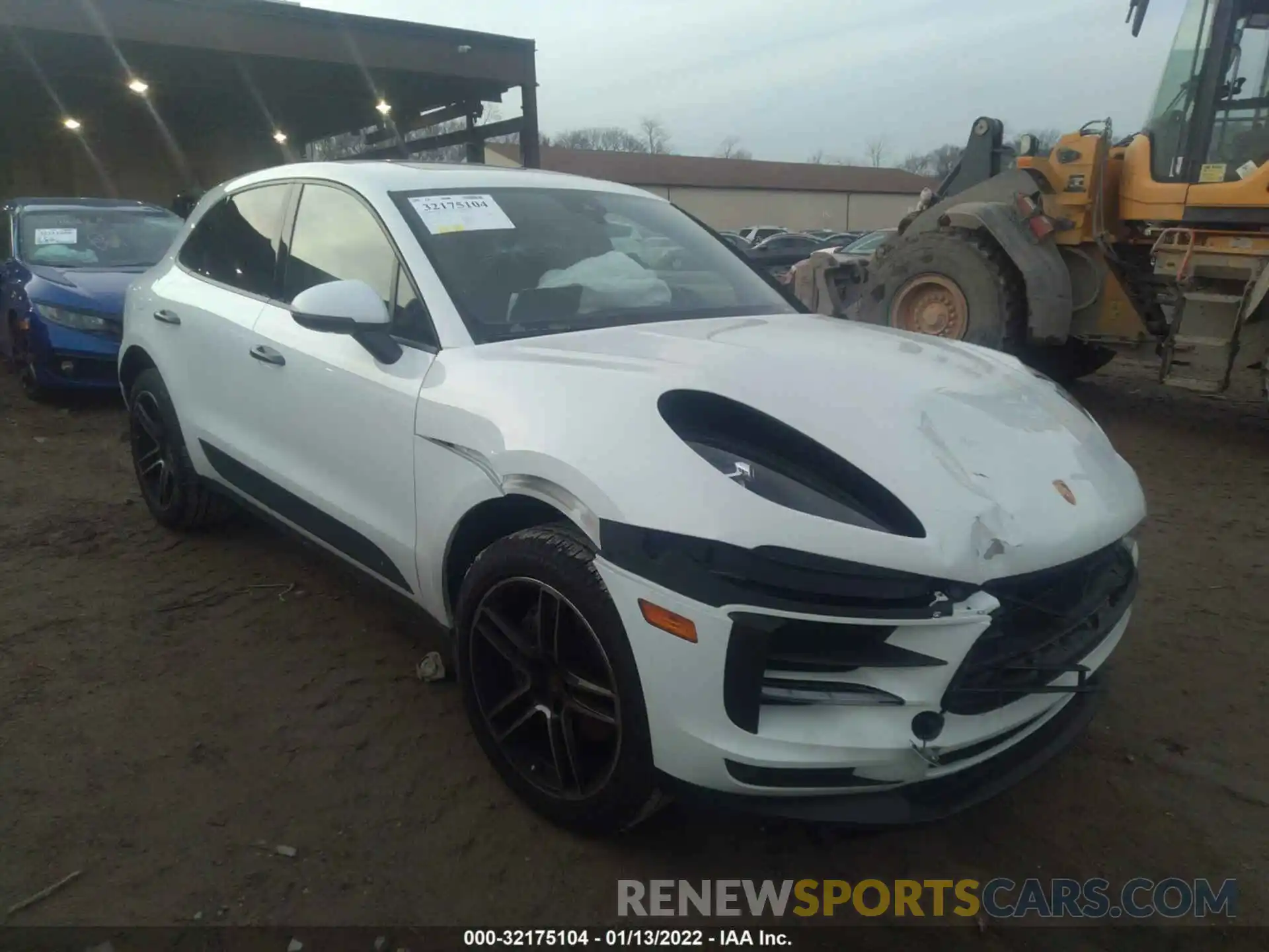 1 Photograph of a damaged car WP1AA2A52MLB11160 PORSCHE MACAN 2021