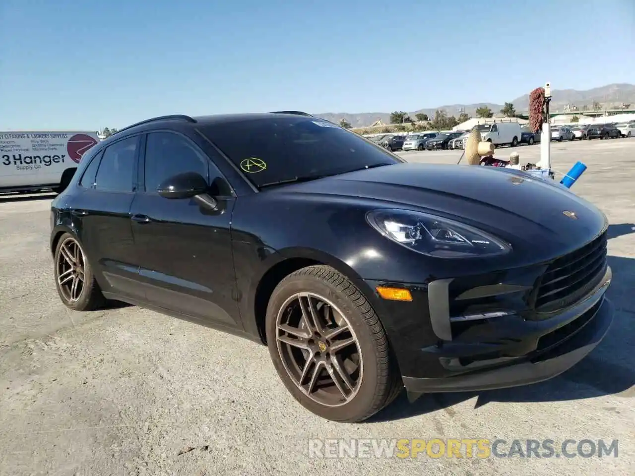 1 Photograph of a damaged car WP1AA2A52MLB12244 PORSCHE MACAN 2021