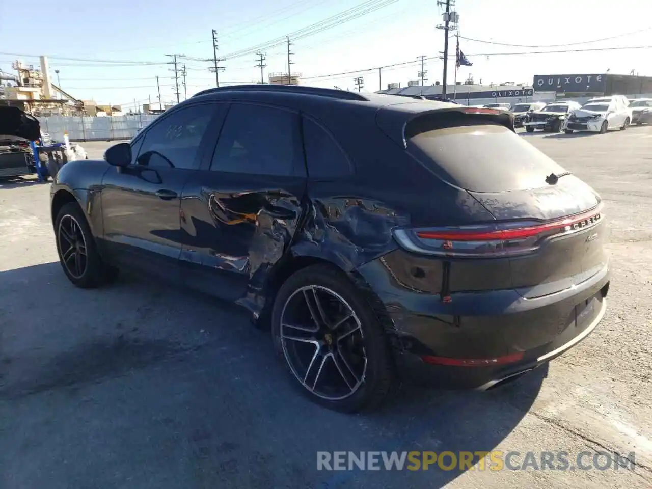 3 Photograph of a damaged car WP1AA2A52MLB12244 PORSCHE MACAN 2021