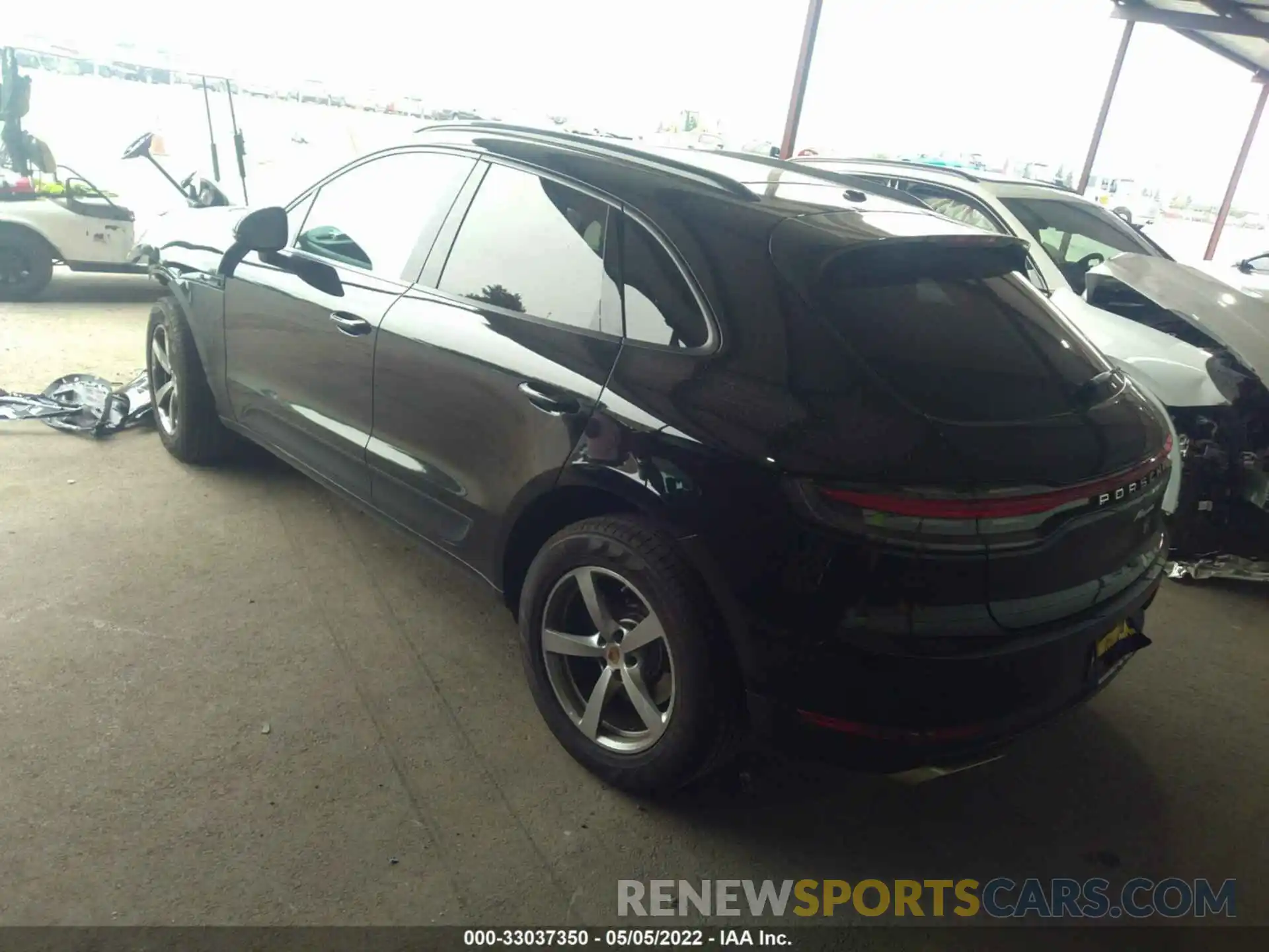 3 Фотография поврежденного автомобиля WP1AA2A52MLB13345 PORSCHE MACAN 2021