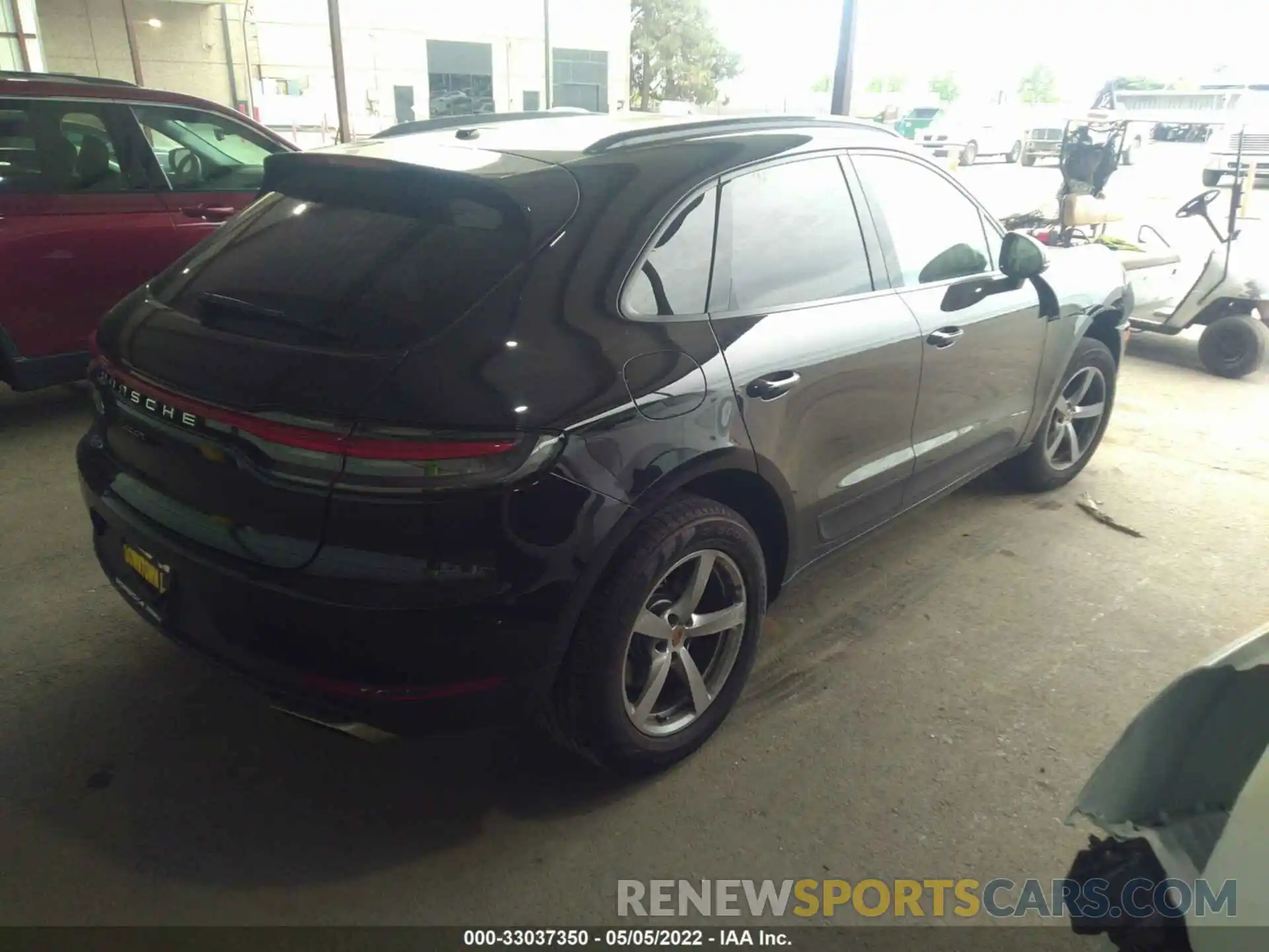 4 Photograph of a damaged car WP1AA2A52MLB13345 PORSCHE MACAN 2021