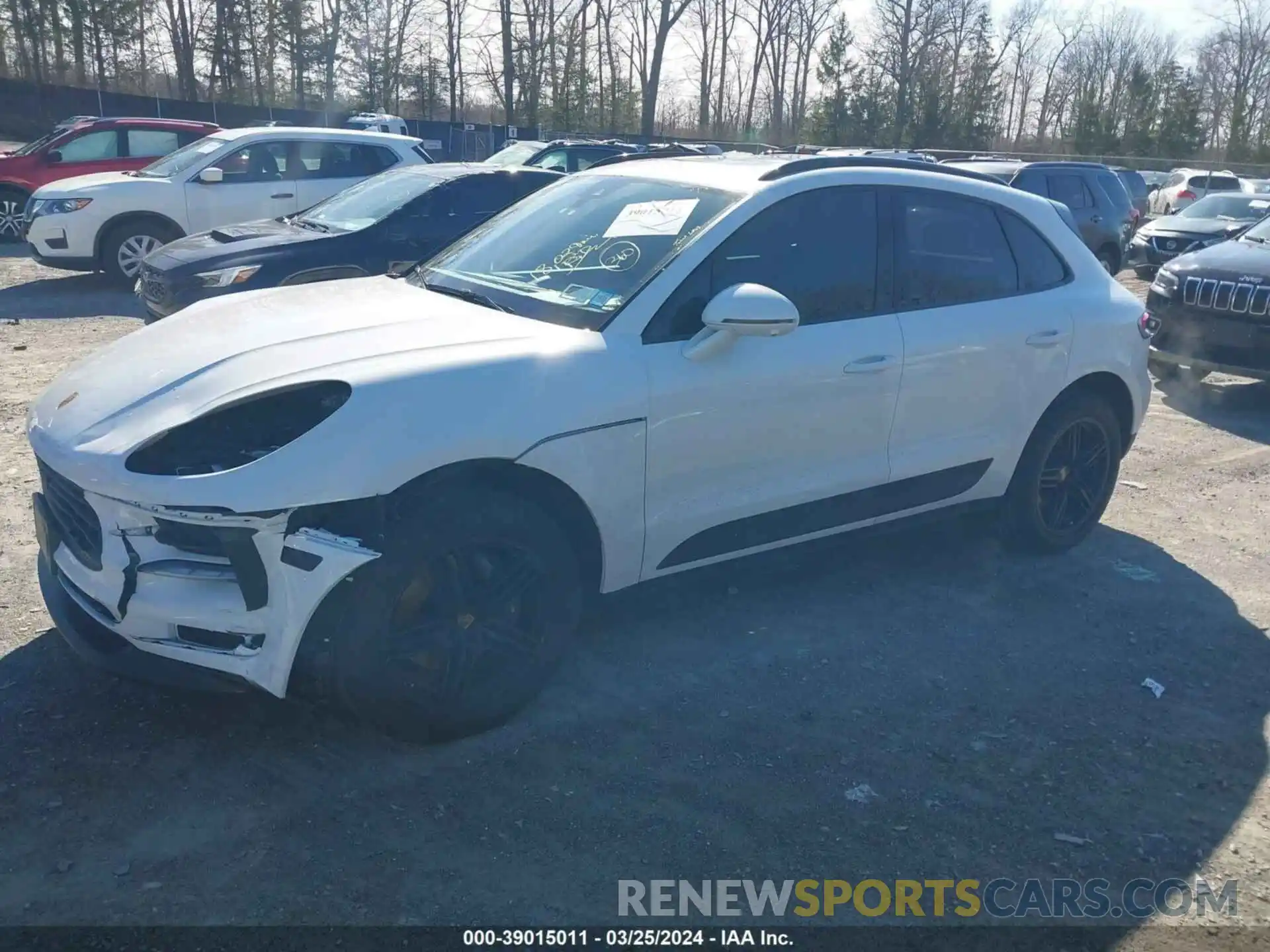 2 Photograph of a damaged car WP1AA2A52MLB18190 PORSCHE MACAN 2021