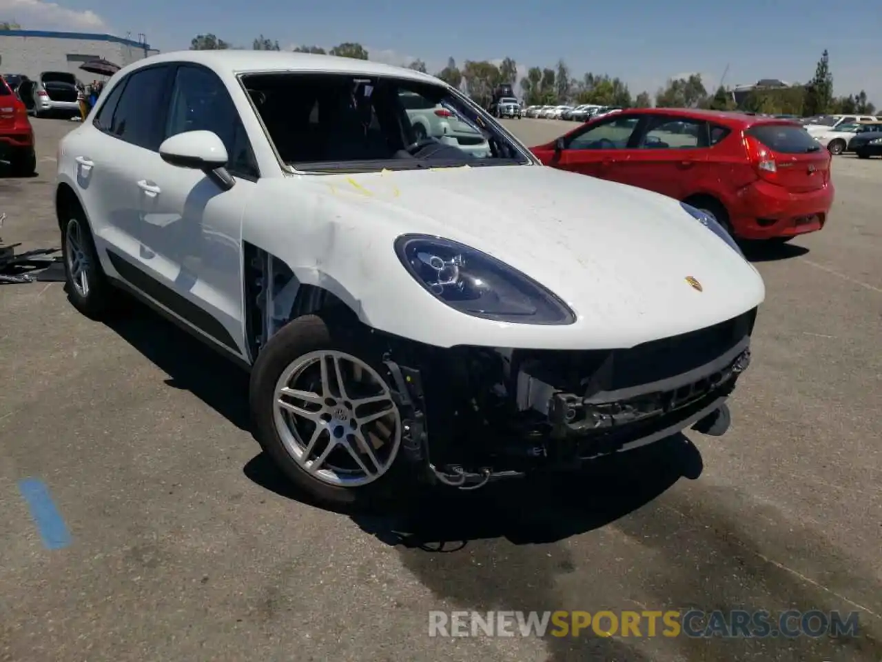 1 Photograph of a damaged car WP1AA2A53MLB07229 PORSCHE MACAN 2021