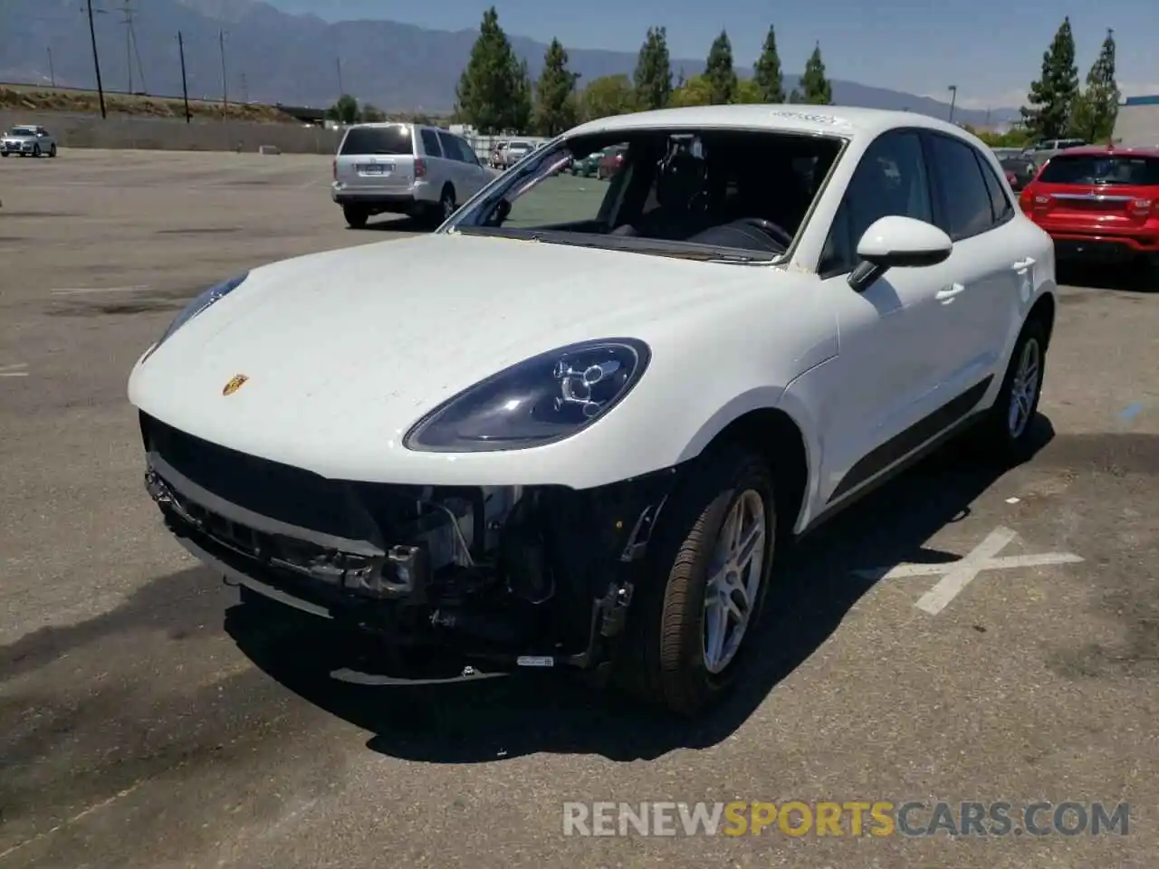 2 Photograph of a damaged car WP1AA2A53MLB07229 PORSCHE MACAN 2021