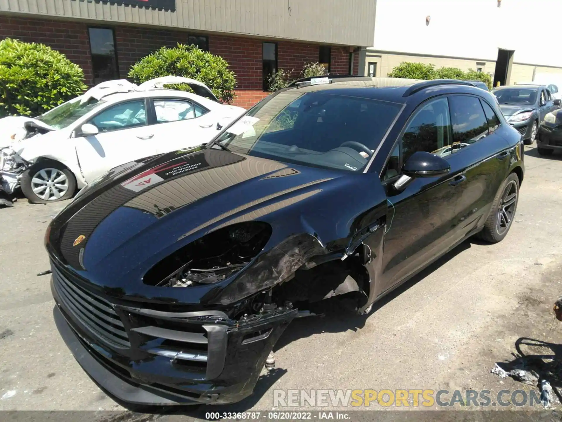 2 Photograph of a damaged car WP1AA2A53MLB13953 PORSCHE MACAN 2021