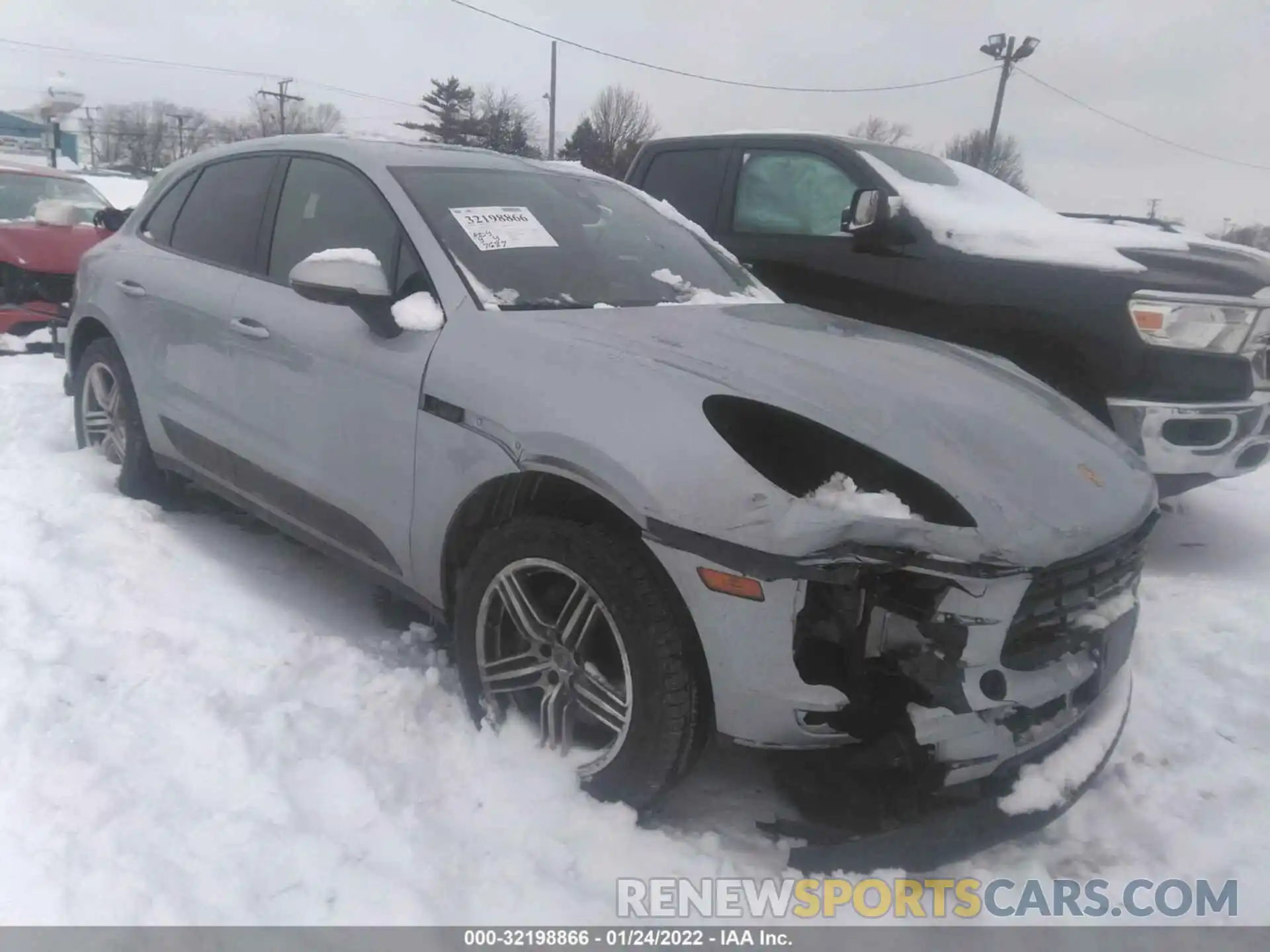 1 Photograph of a damaged car WP1AA2A54MLB00385 PORSCHE MACAN 2021