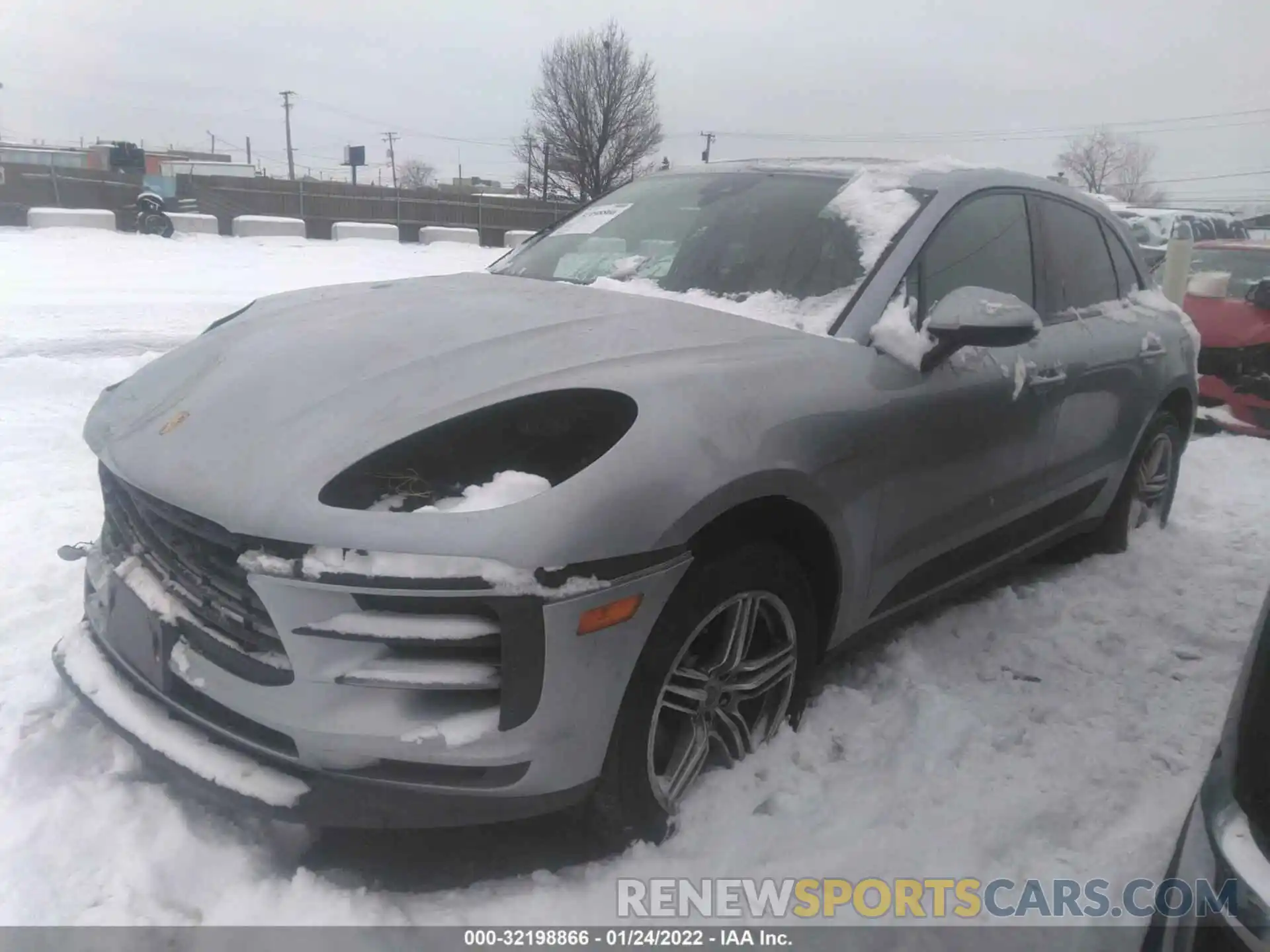 2 Photograph of a damaged car WP1AA2A54MLB00385 PORSCHE MACAN 2021