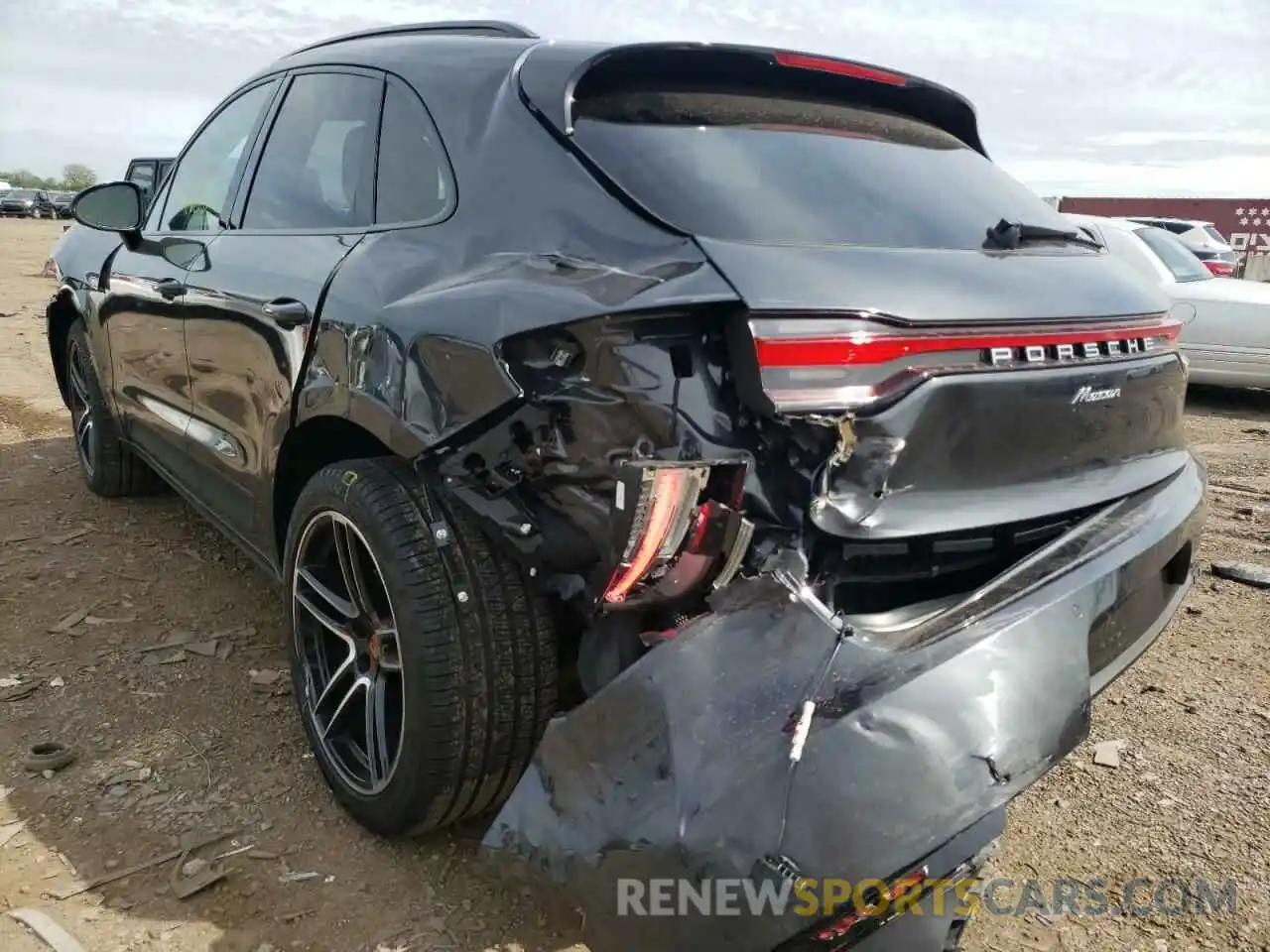 3 Photograph of a damaged car WP1AA2A54MLB07840 PORSCHE MACAN 2021