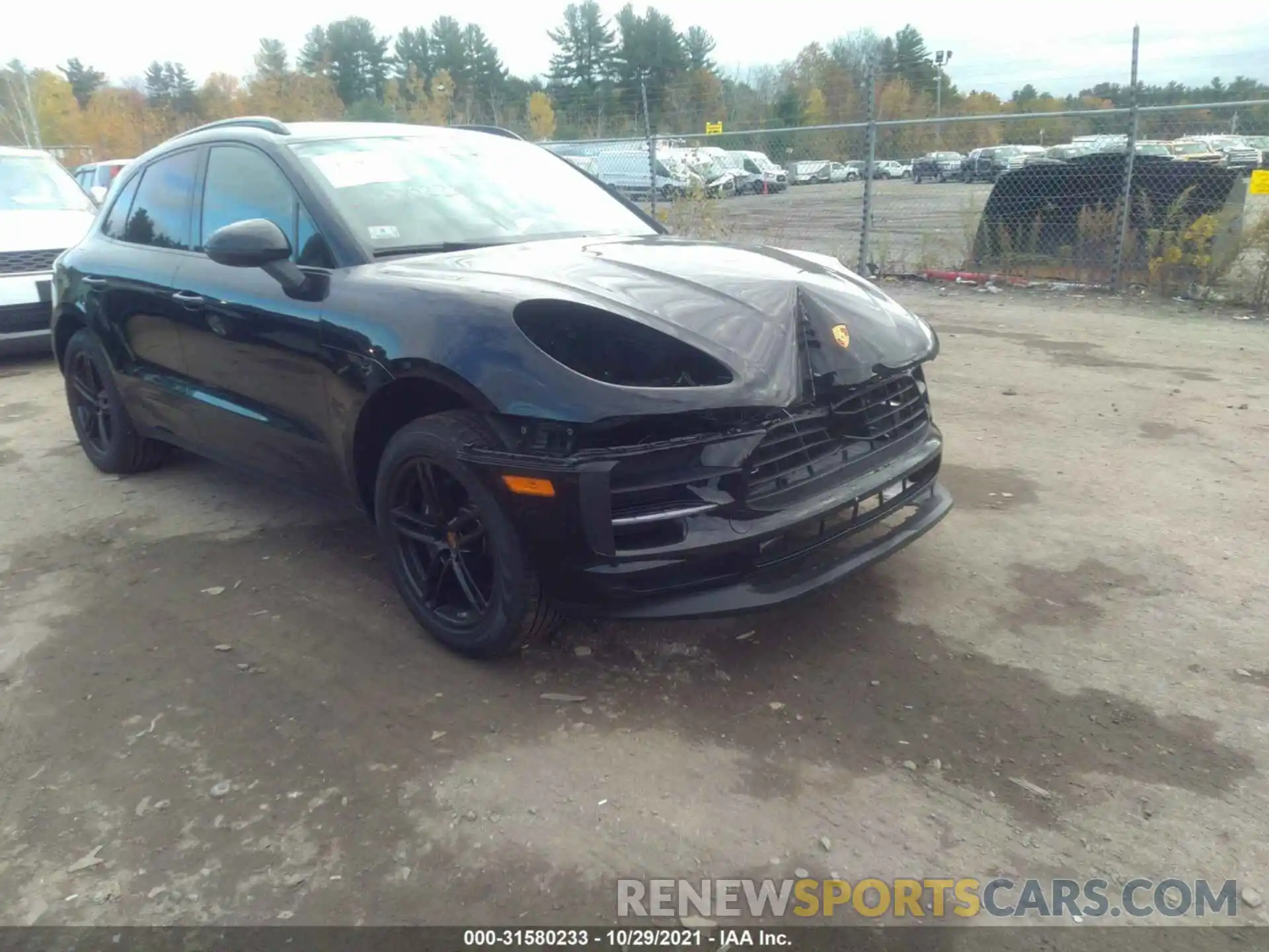 1 Photograph of a damaged car WP1AA2A54MLB09653 PORSCHE MACAN 2021