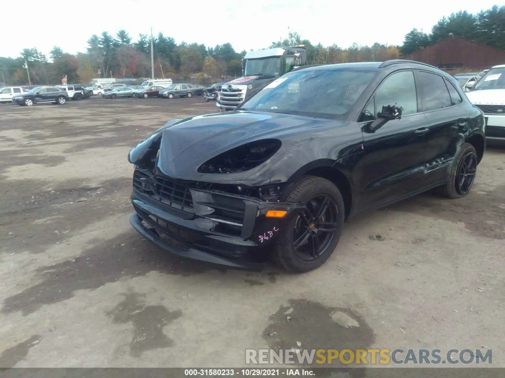 2 Photograph of a damaged car WP1AA2A54MLB09653 PORSCHE MACAN 2021