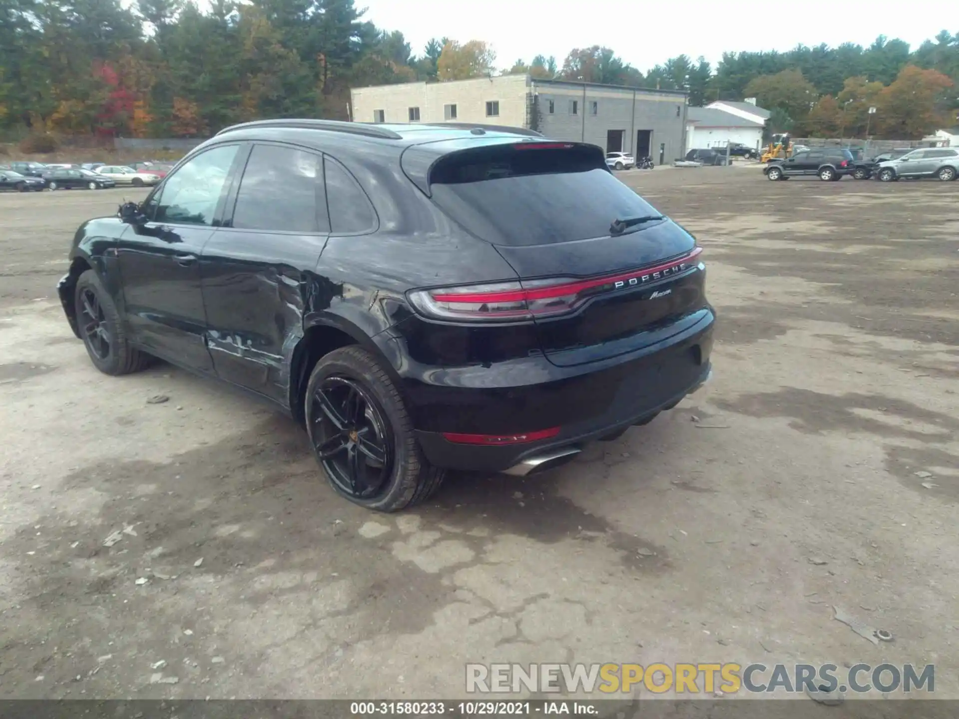 3 Photograph of a damaged car WP1AA2A54MLB09653 PORSCHE MACAN 2021