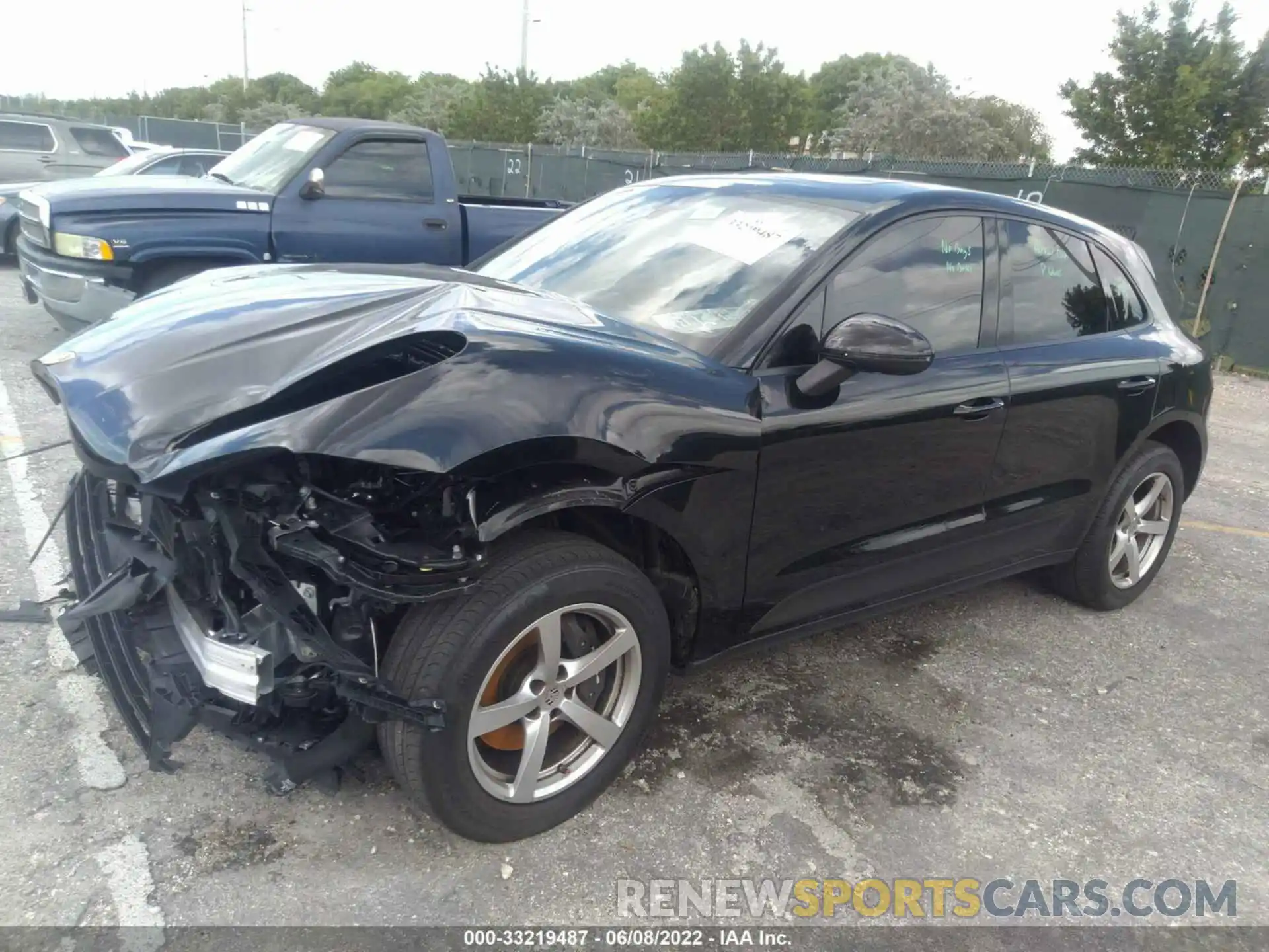 2 Photograph of a damaged car WP1AA2A54MLB11063 PORSCHE MACAN 2021