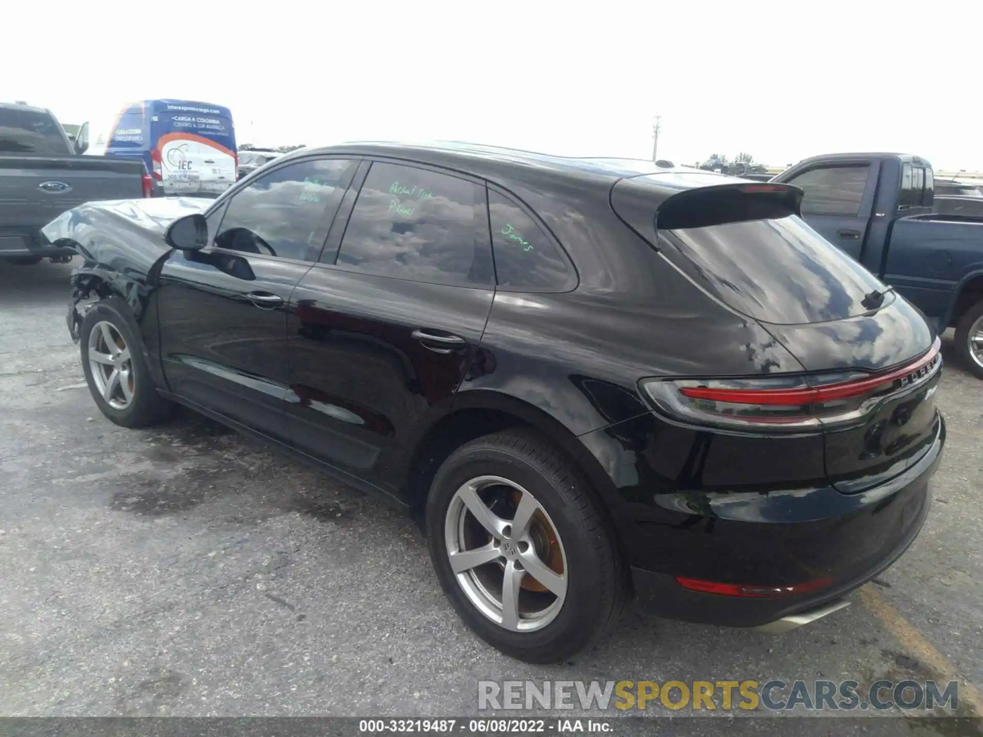 3 Photograph of a damaged car WP1AA2A54MLB11063 PORSCHE MACAN 2021