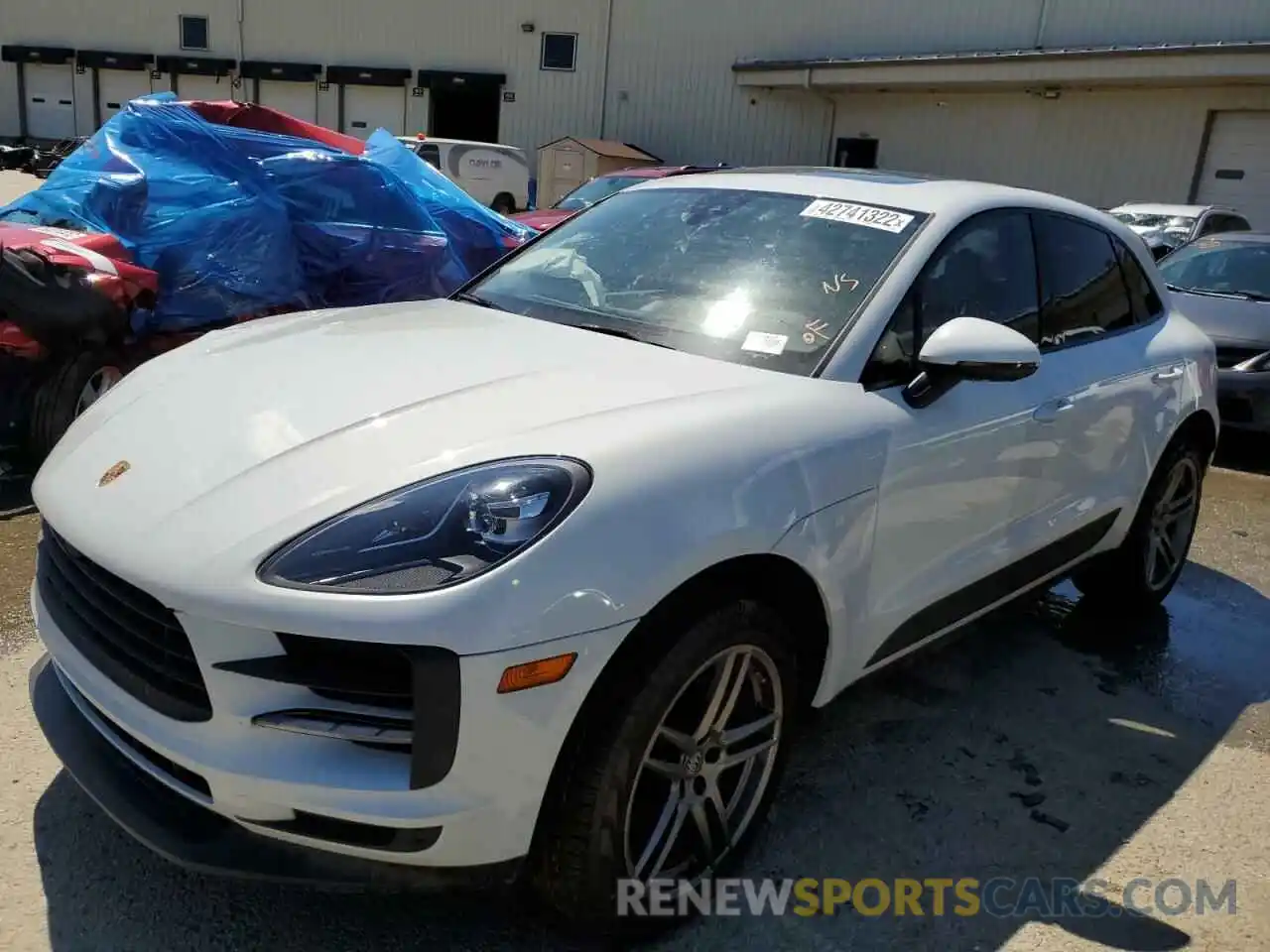 2 Photograph of a damaged car WP1AA2A54MLB15856 PORSCHE MACAN 2021