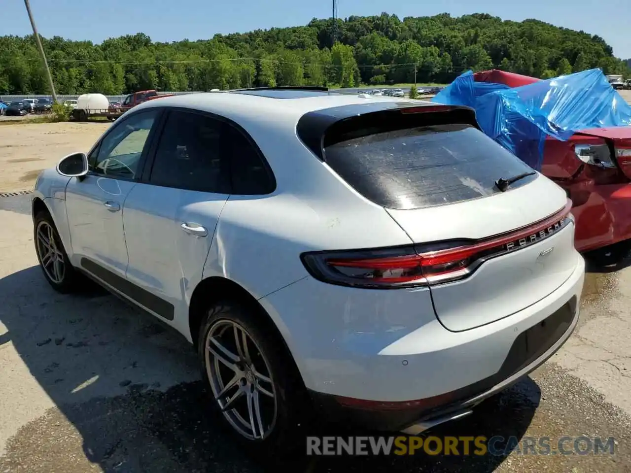 3 Photograph of a damaged car WP1AA2A54MLB15856 PORSCHE MACAN 2021