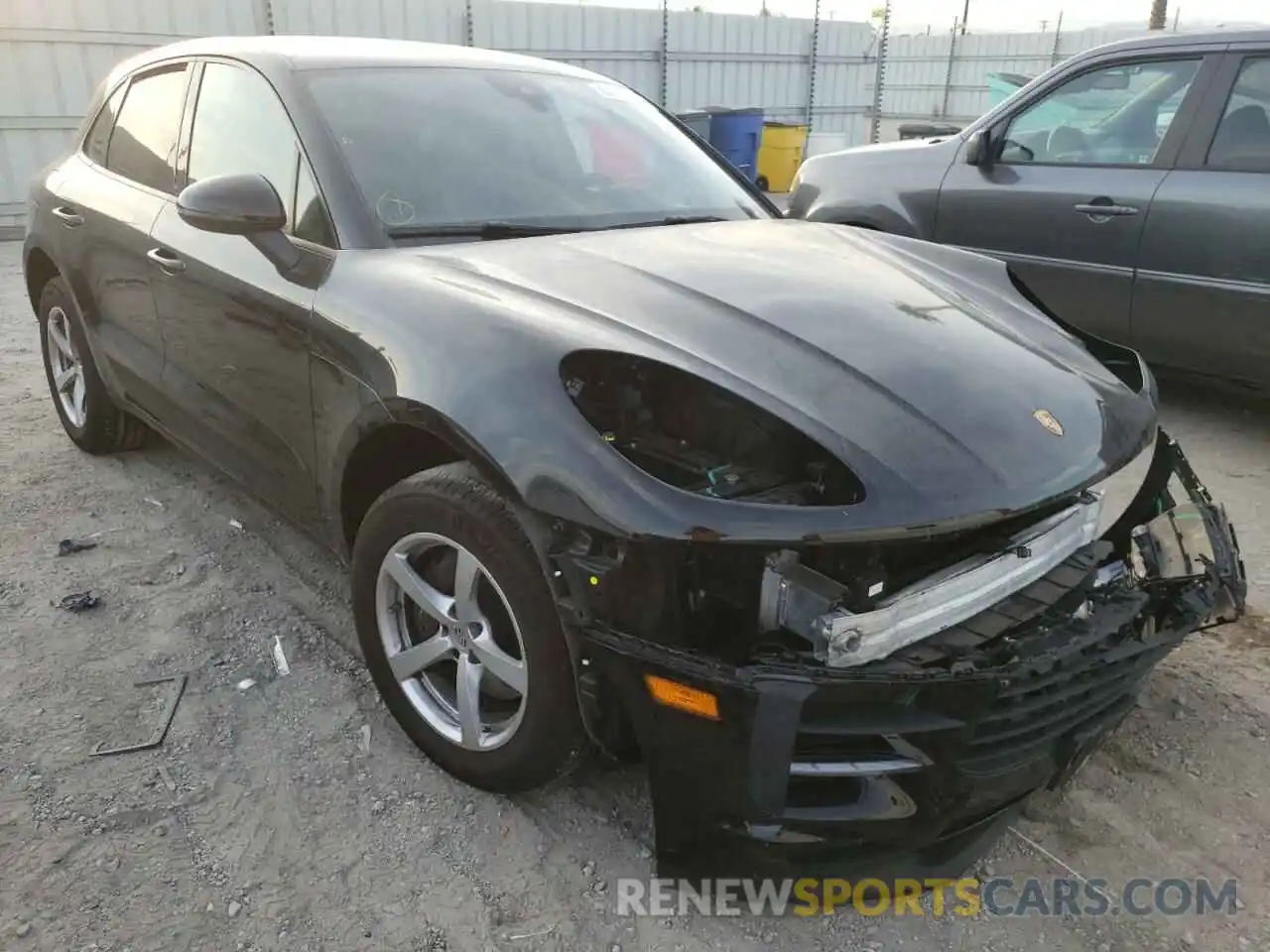 1 Photograph of a damaged car WP1AA2A55MLB00718 PORSCHE MACAN 2021