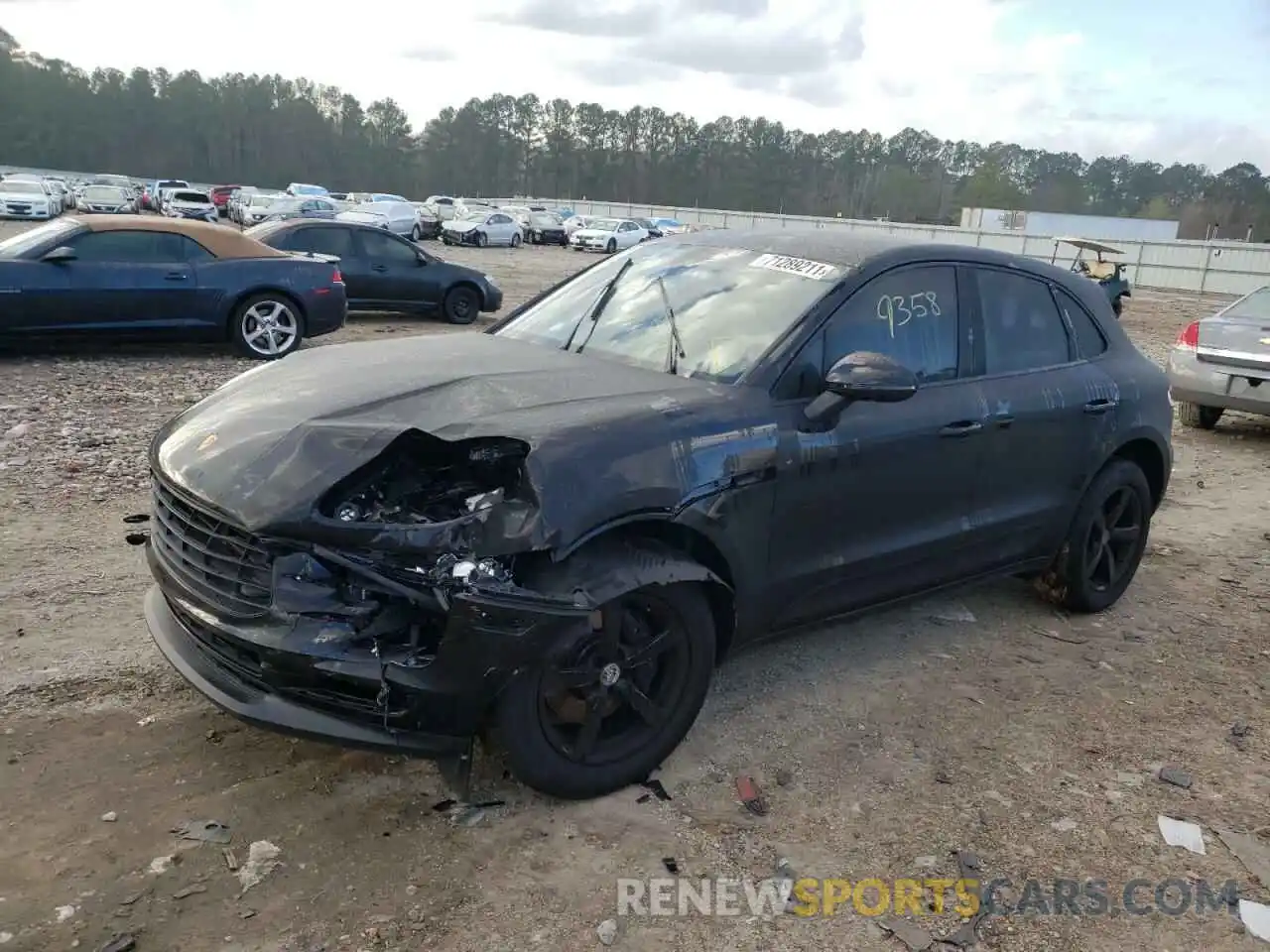 2 Photograph of a damaged car WP1AA2A55MLB04204 PORSCHE MACAN 2021