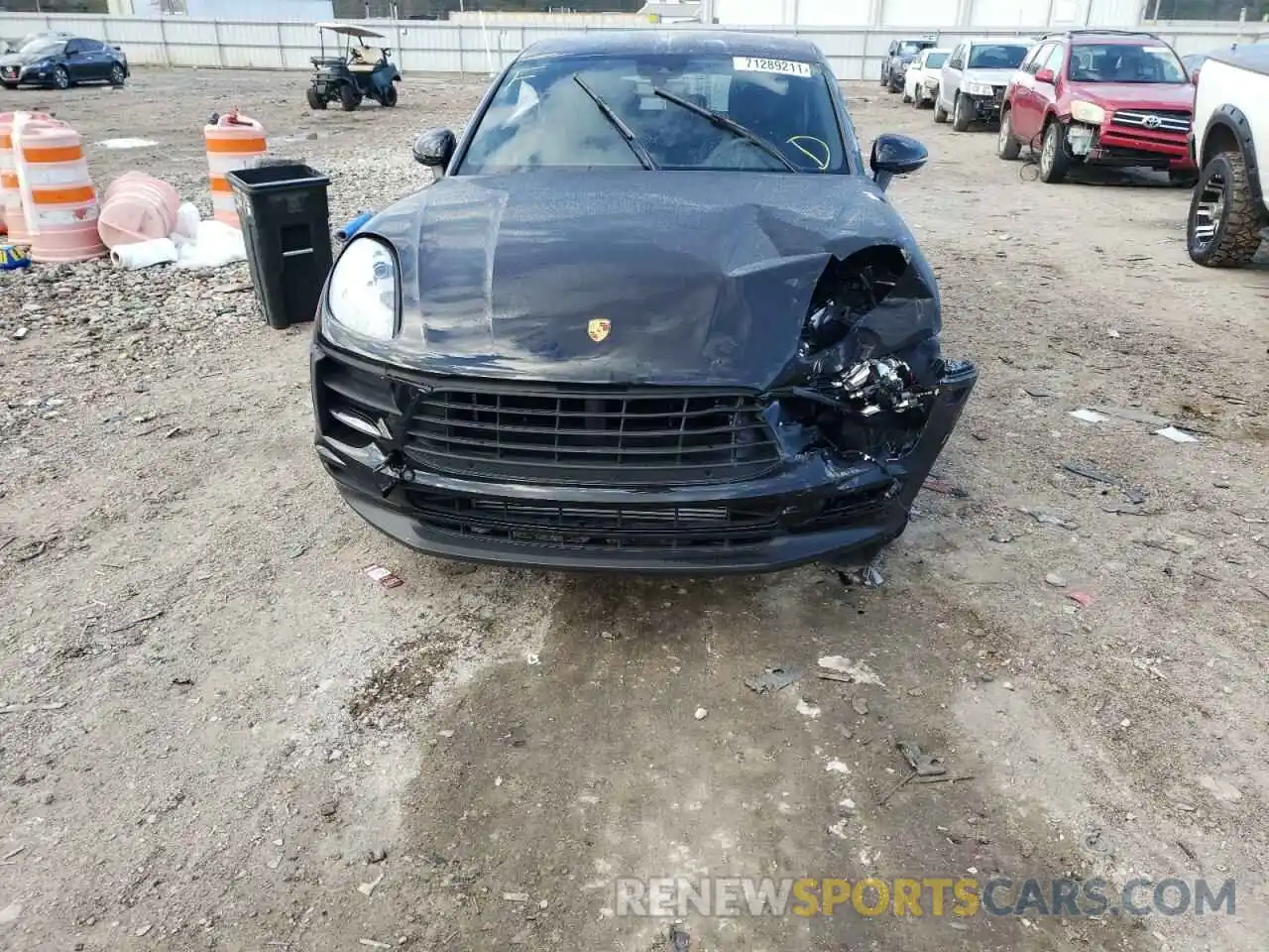 9 Photograph of a damaged car WP1AA2A55MLB04204 PORSCHE MACAN 2021