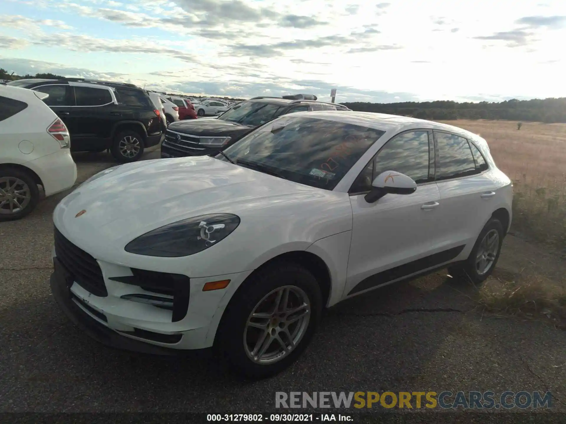 2 Photograph of a damaged car WP1AA2A55MLB05000 PORSCHE MACAN 2021