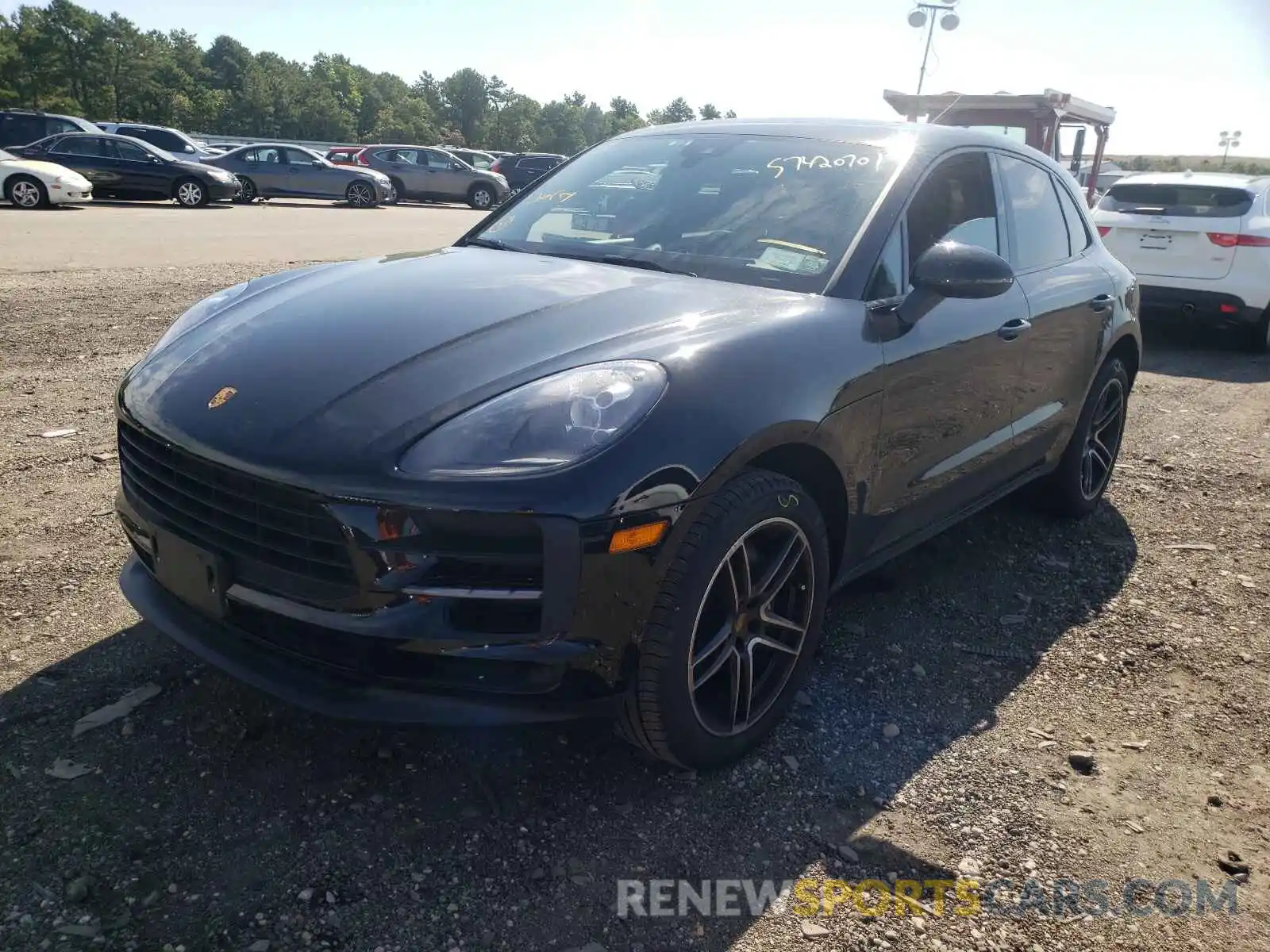 2 Photograph of a damaged car WP1AA2A55MLB06261 PORSCHE MACAN 2021