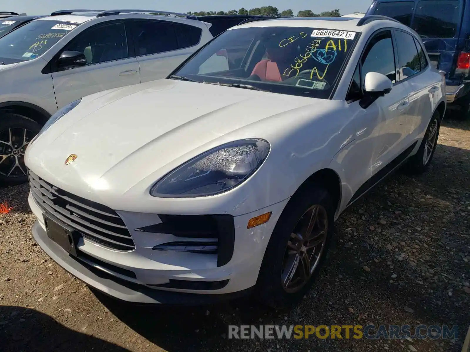 2 Photograph of a damaged car WP1AA2A55MLB06759 PORSCHE MACAN 2021