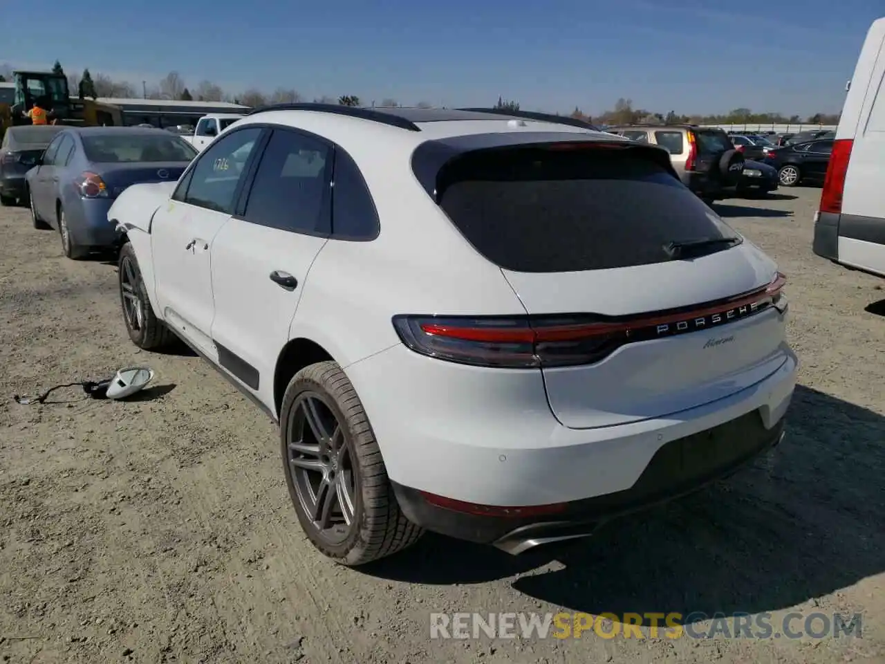 3 Photograph of a damaged car WP1AA2A55MLB10570 PORSCHE MACAN 2021