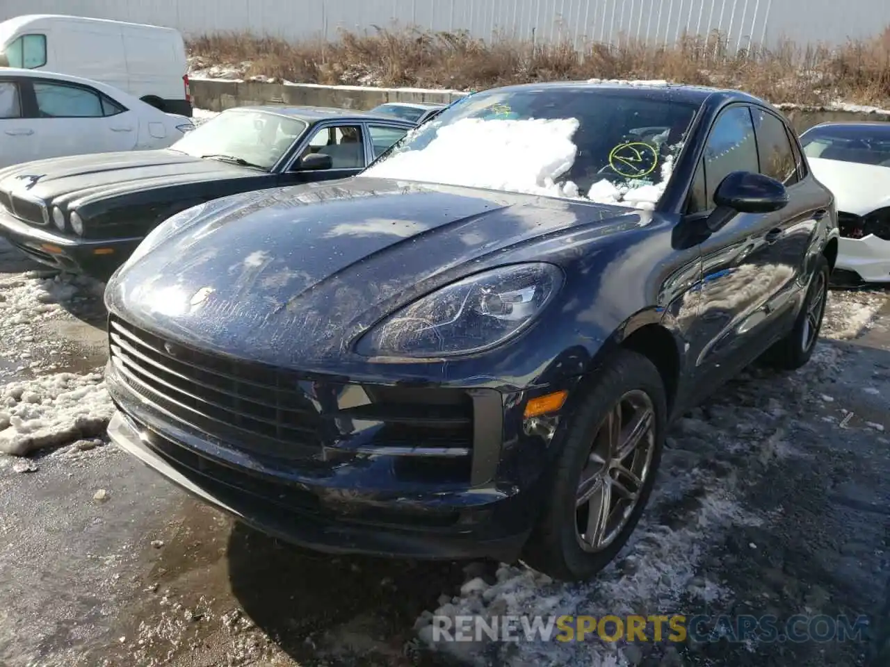 2 Photograph of a damaged car WP1AA2A55MLB17356 PORSCHE MACAN 2021