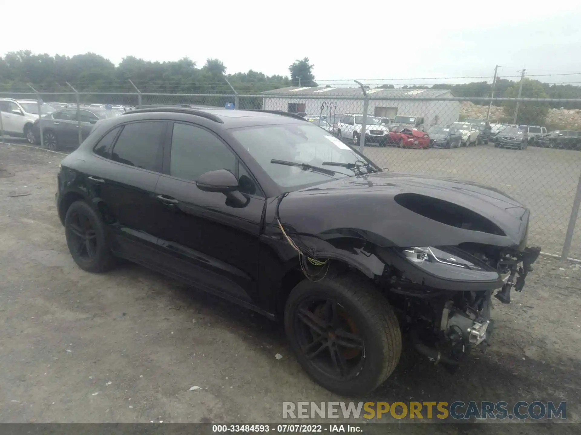 1 Photograph of a damaged car WP1AA2A56MLB05264 PORSCHE MACAN 2021