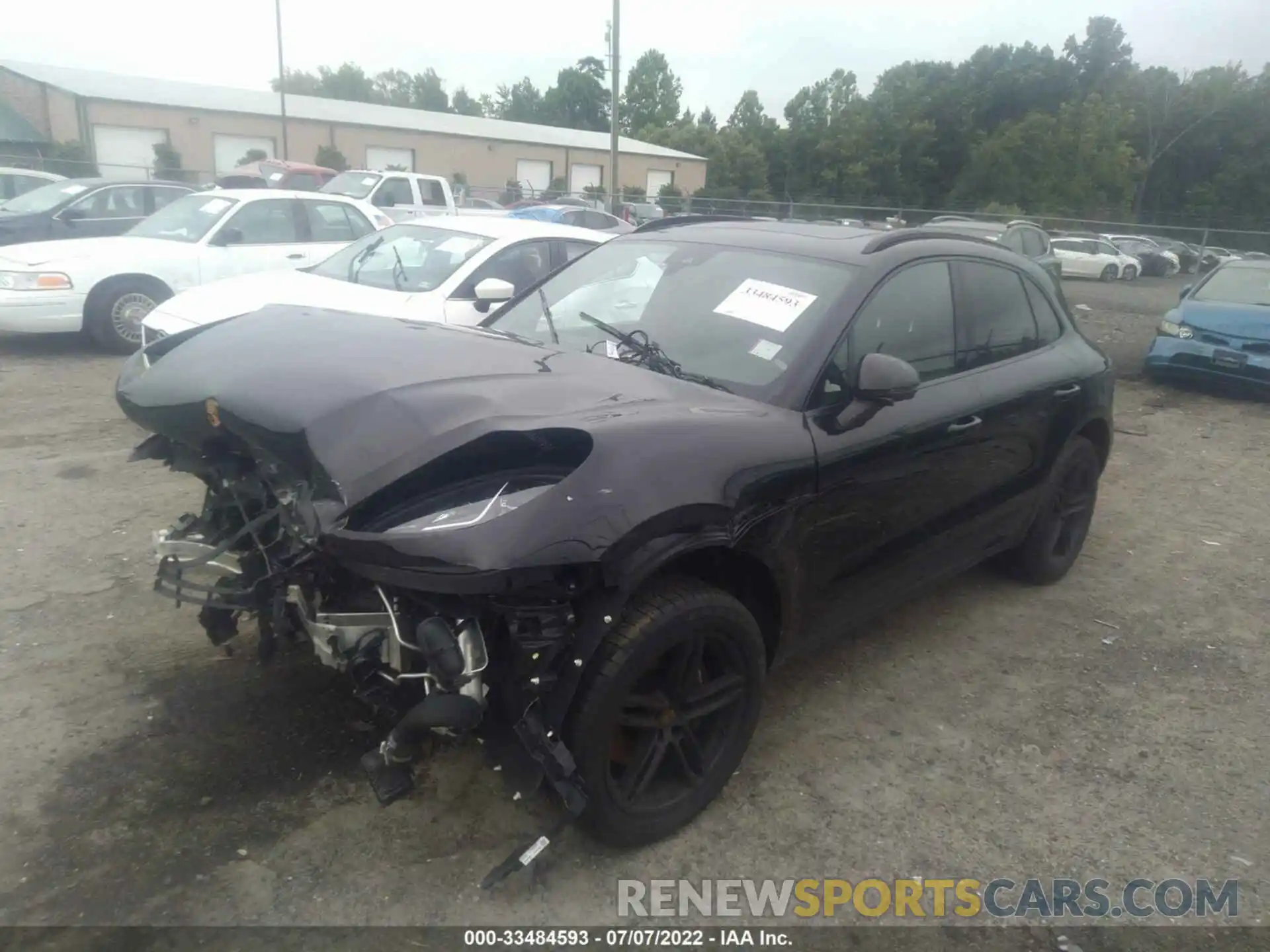 2 Photograph of a damaged car WP1AA2A56MLB05264 PORSCHE MACAN 2021