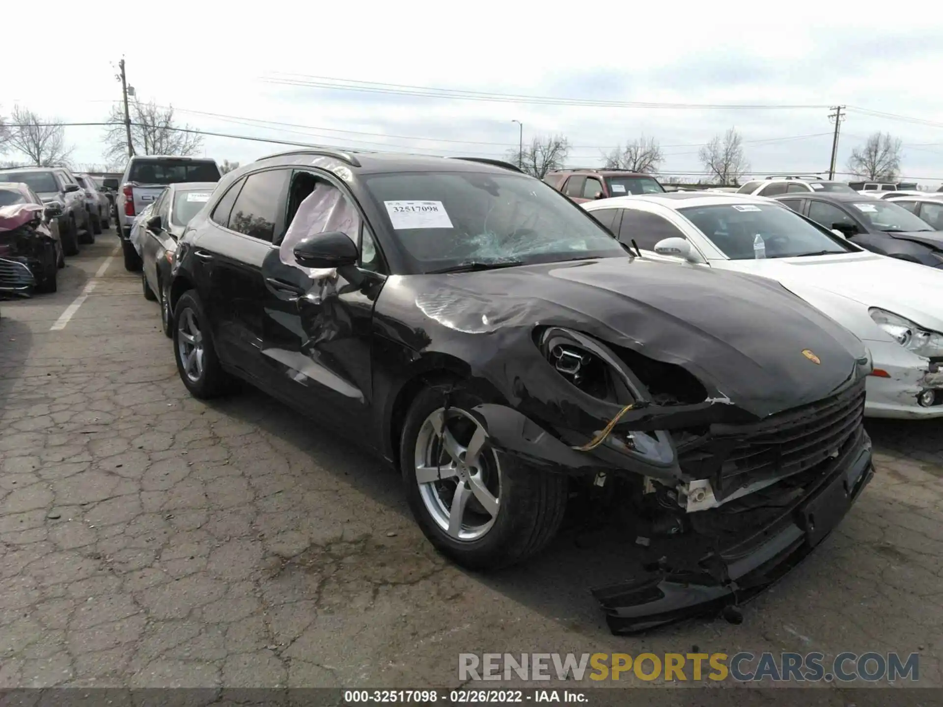 1 Photograph of a damaged car WP1AA2A56MLB08570 PORSCHE MACAN 2021