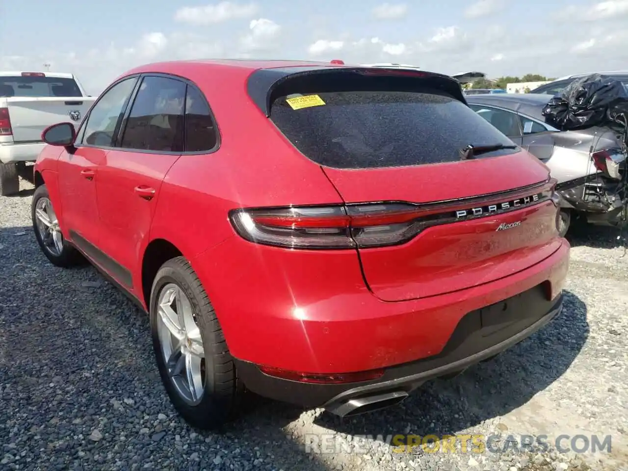 3 Photograph of a damaged car WP1AA2A56MLB08620 PORSCHE MACAN 2021