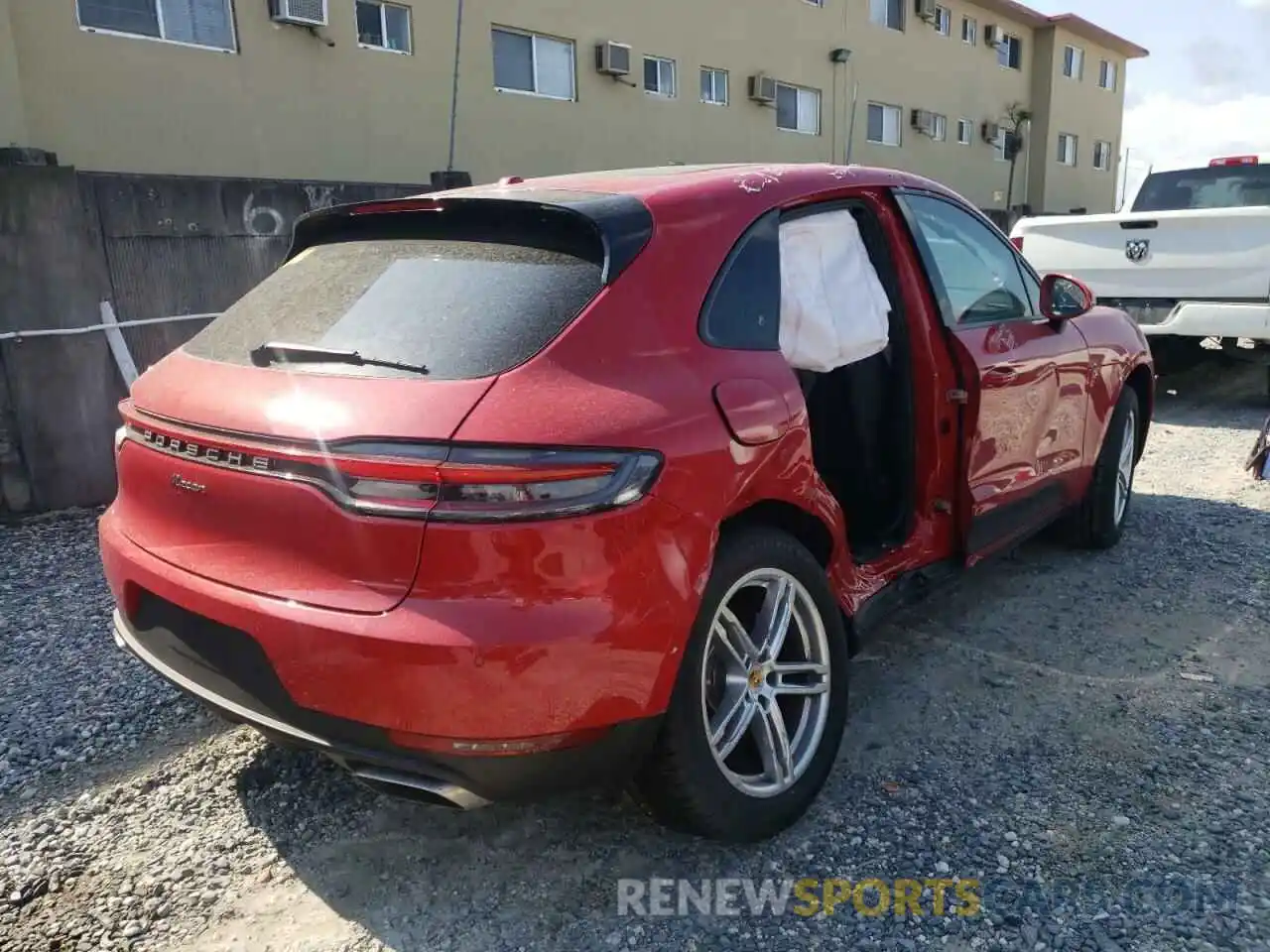 4 Photograph of a damaged car WP1AA2A56MLB08620 PORSCHE MACAN 2021