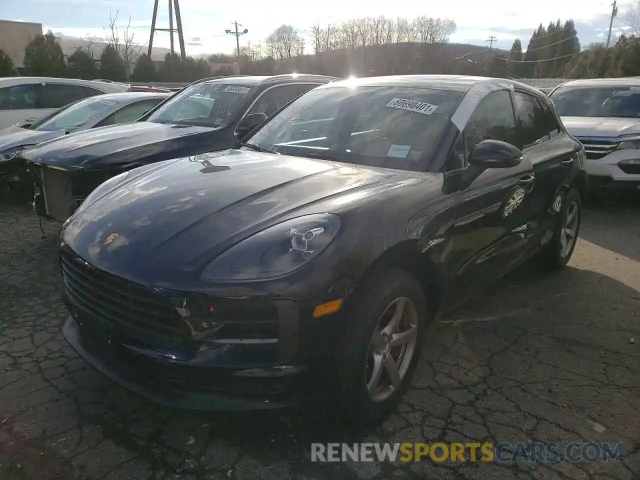 2 Photograph of a damaged car WP1AA2A56MLB11159 PORSCHE MACAN 2021