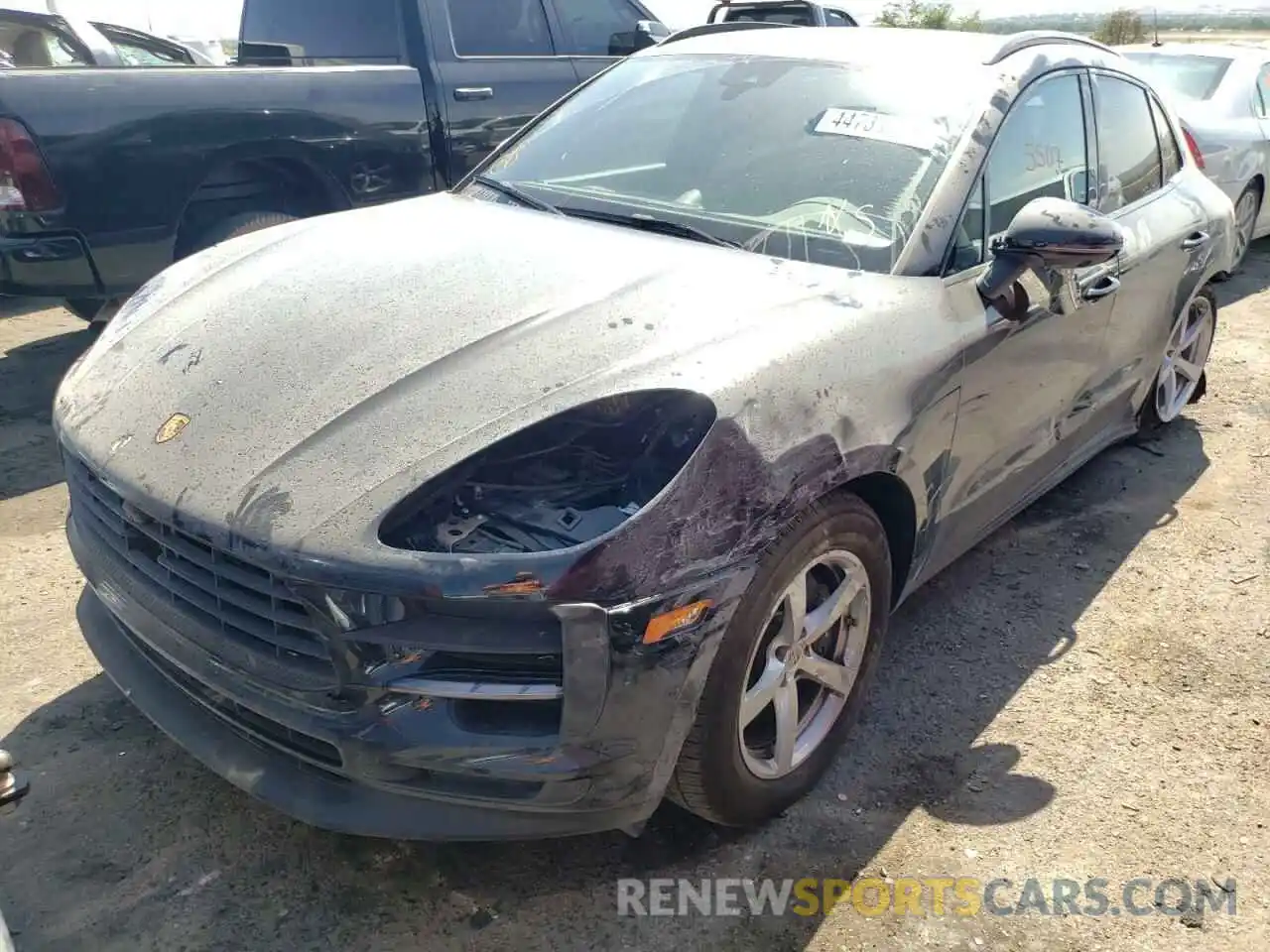 2 Photograph of a damaged car WP1AA2A56MLB13915 PORSCHE MACAN 2021