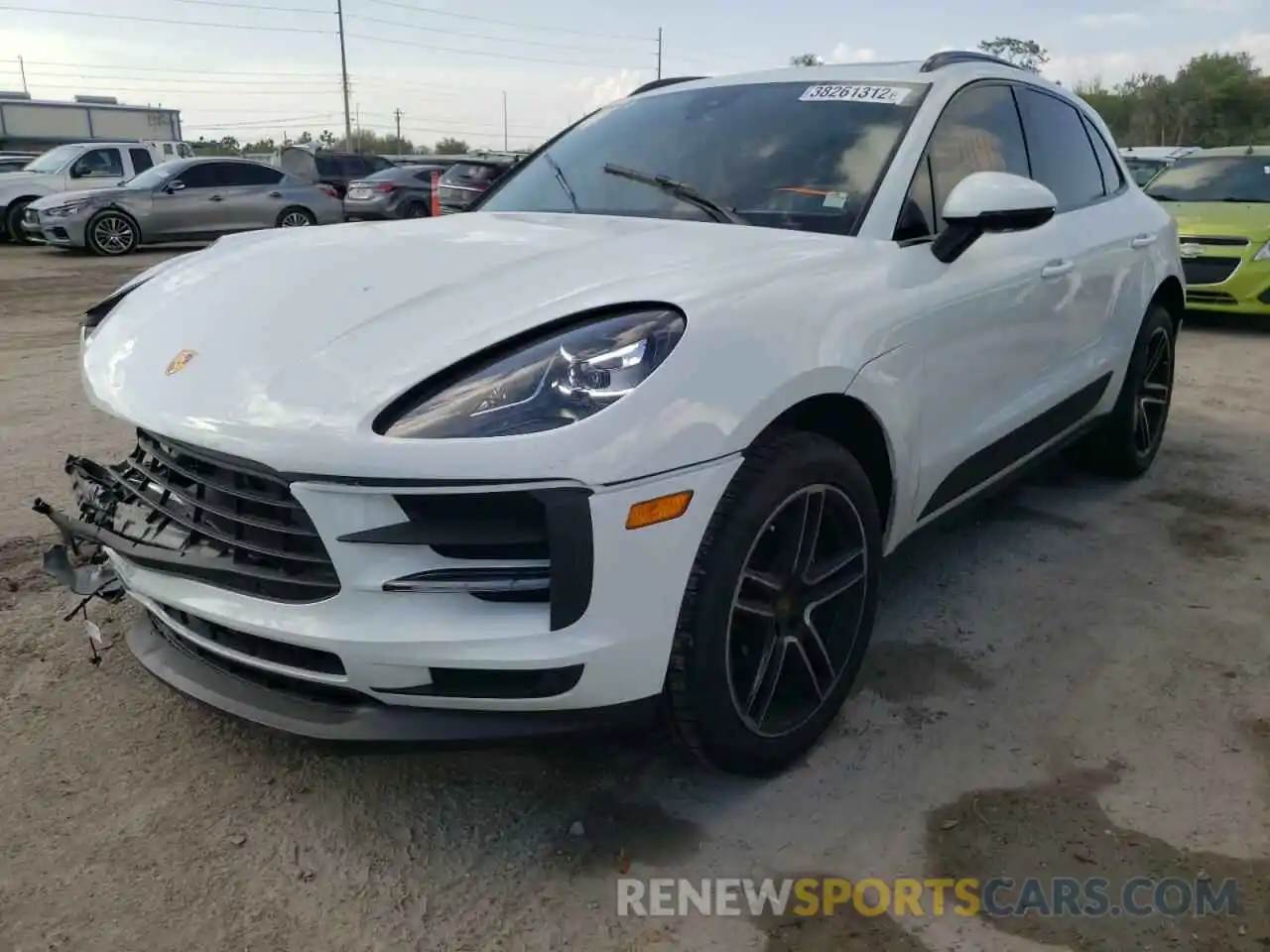 2 Photograph of a damaged car WP1AA2A56MLB14157 PORSCHE MACAN 2021