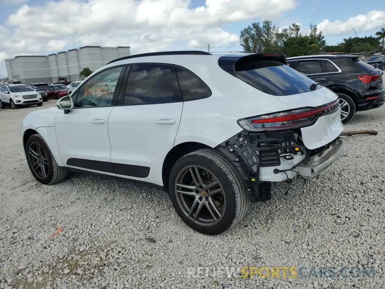 2 Photograph of a damaged car WP1AA2A56MLB15485 PORSCHE MACAN 2021